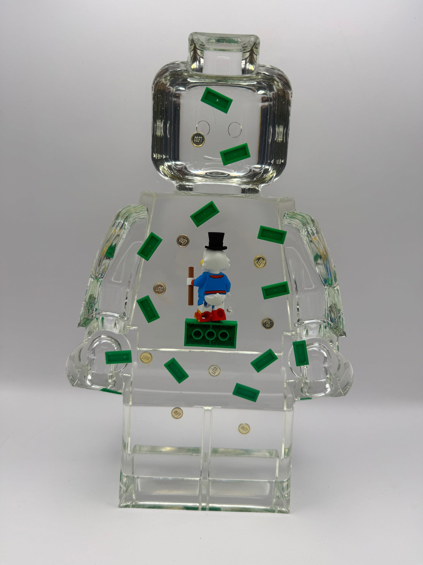 Scrooge Mcduck Minifig Resin Robot Art