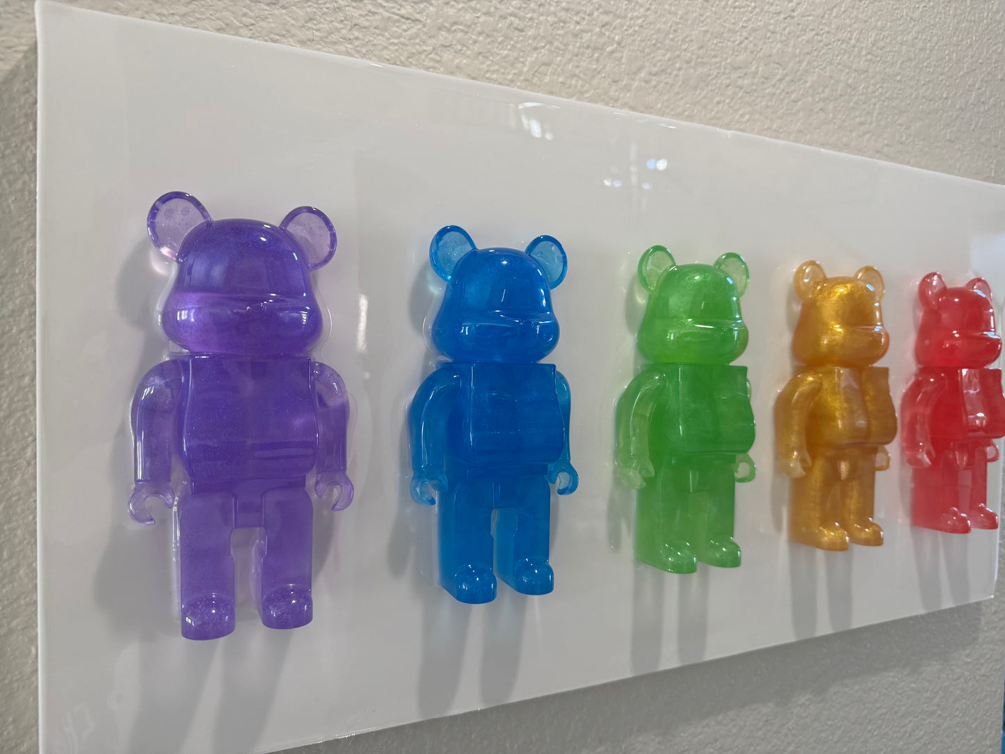 Rainbow Glitter Brick Bears