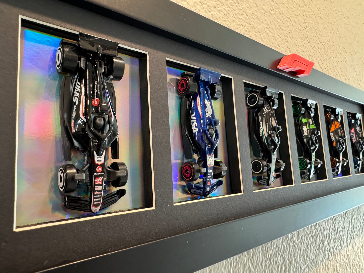 F1 Holographic Hot Wheels & Display Frame