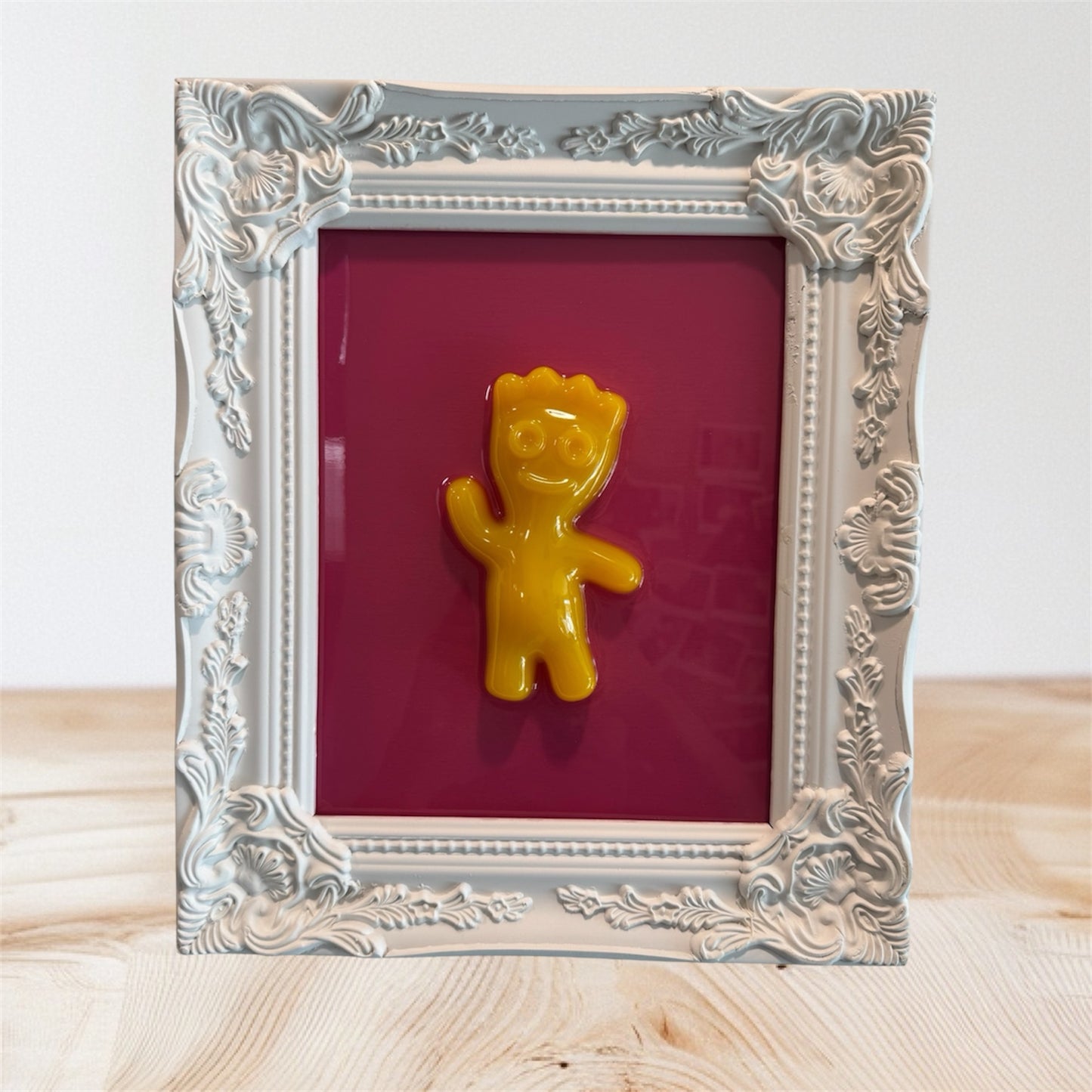 Pink Mango Pop Art Sour Patch Kid Resin Wall Art