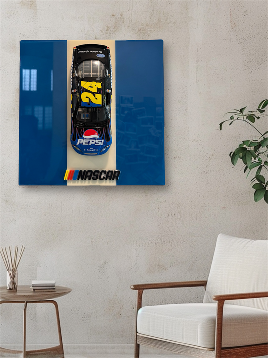 12” x 12” Jeff Gordon Pepsi NASCAR Diecast Resin Wall Art