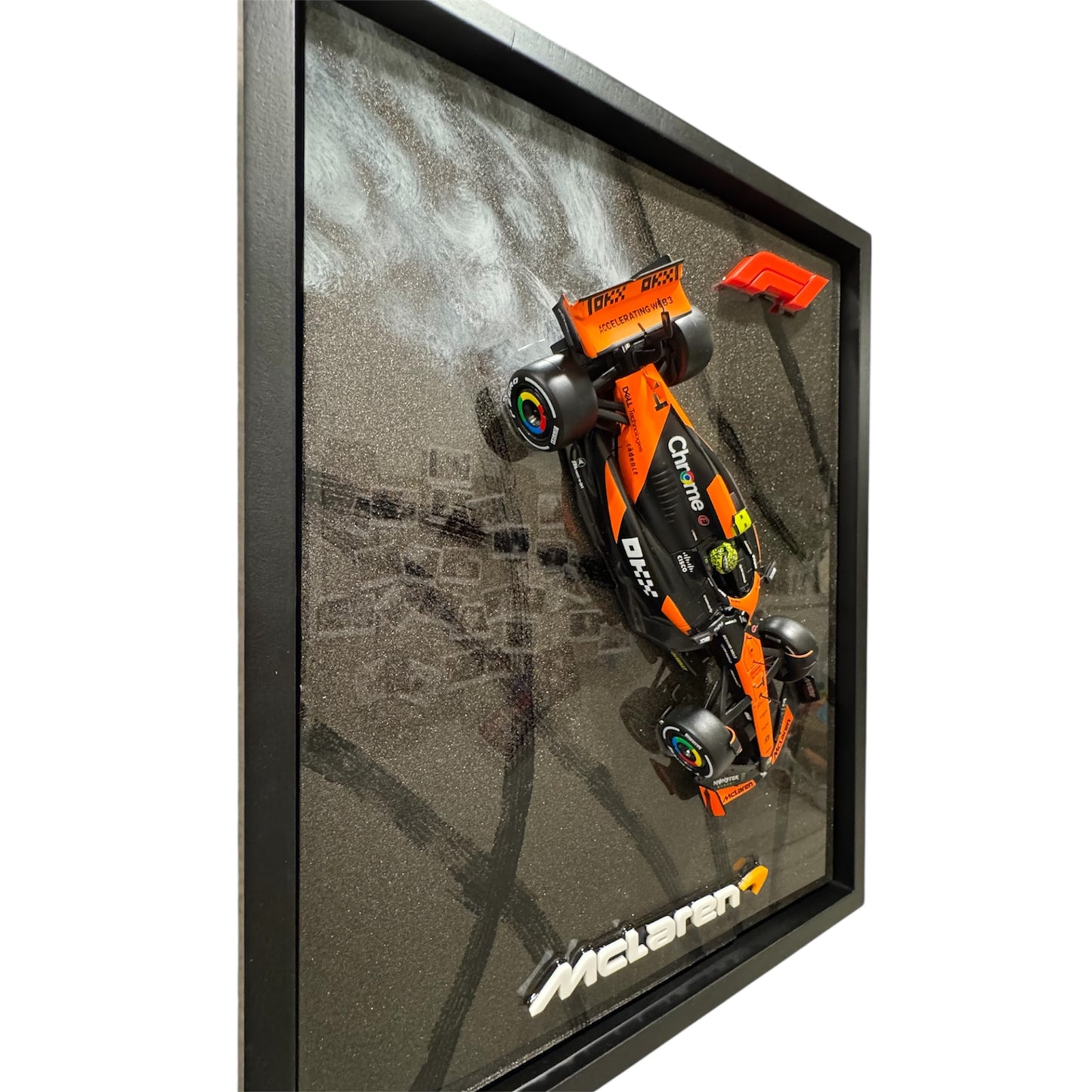 12” x 15” Formula F1 McLaren Lando Norris Racing Wall Art