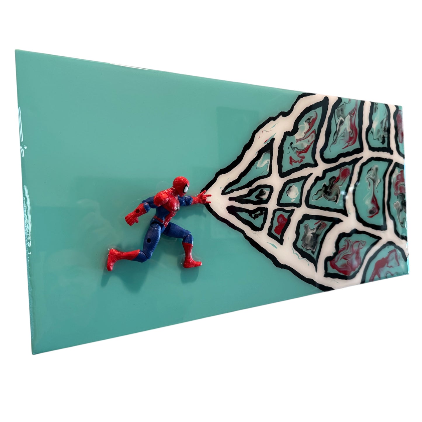 Spider-Man 20x10 Sea Green Wall Art