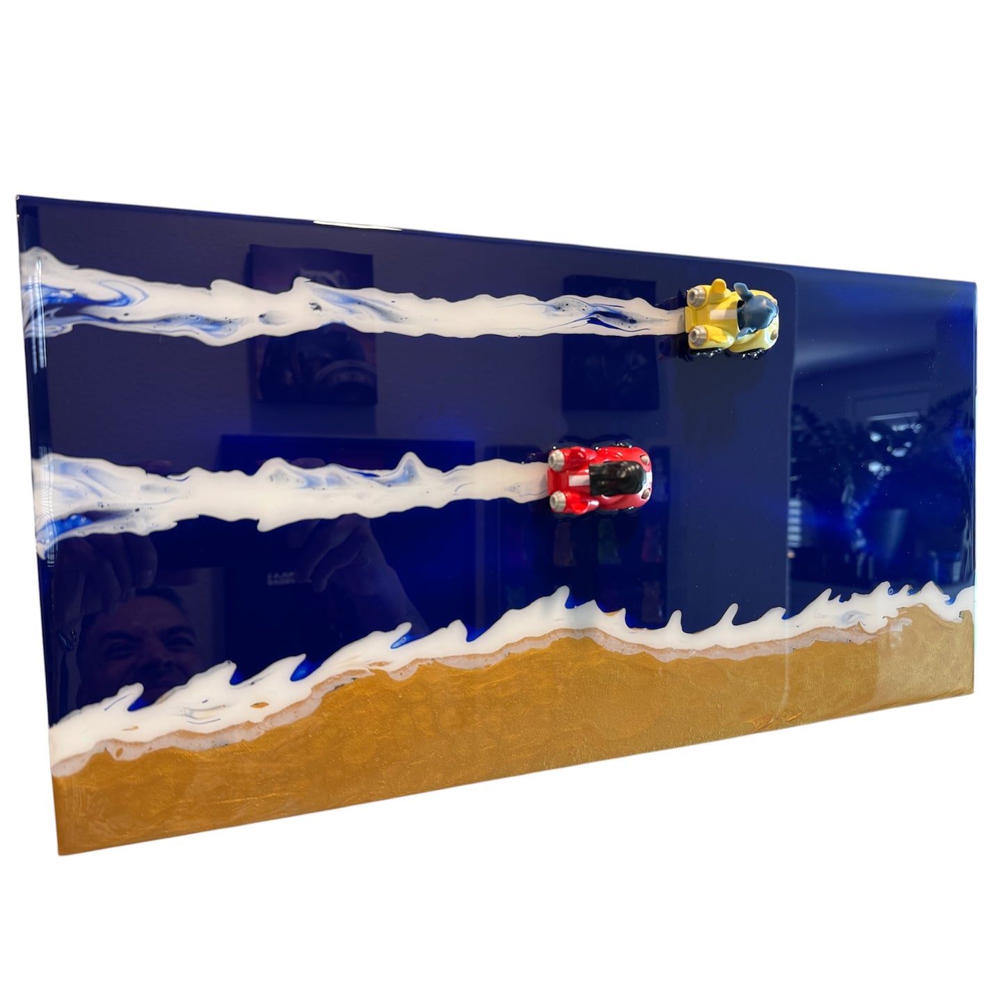 Lilo & Stitch Beach Racer Resin Art 20x10