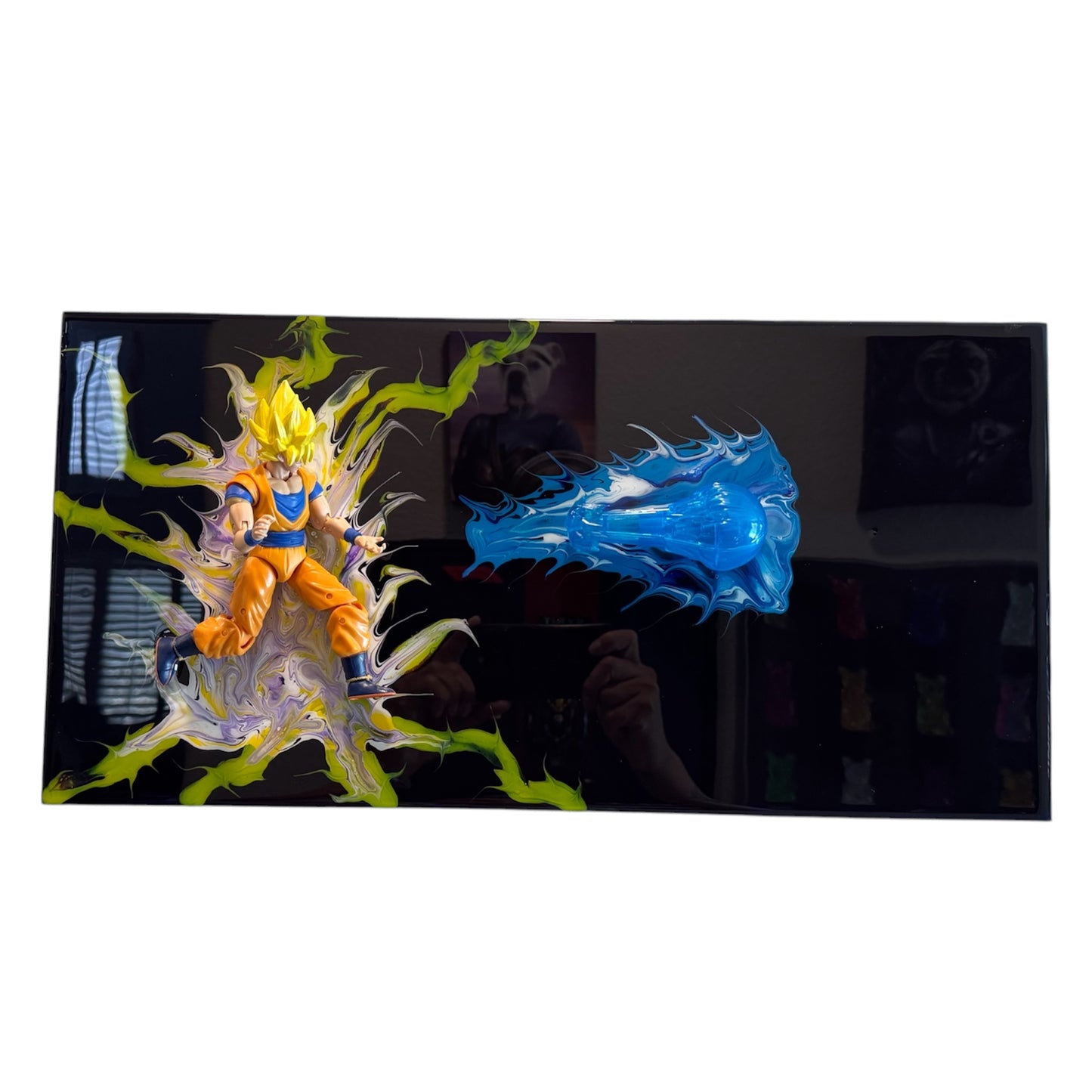 Super Sayan Goku Resin Art 20x10