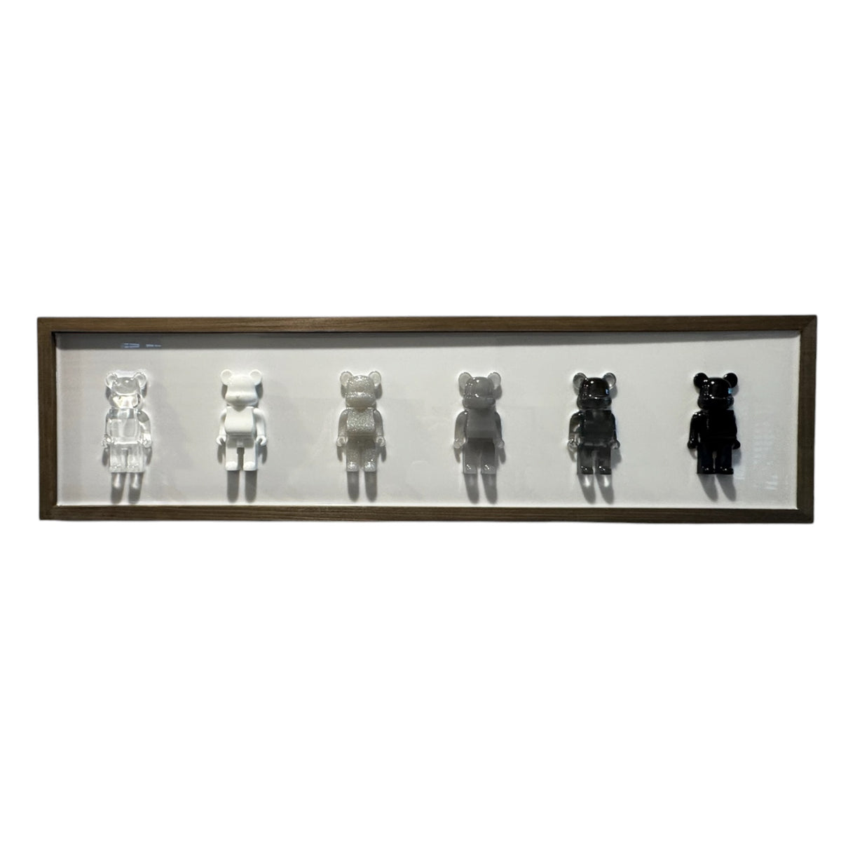 Modern Ombre 3D Resin Bear Pop Art – 30× 8