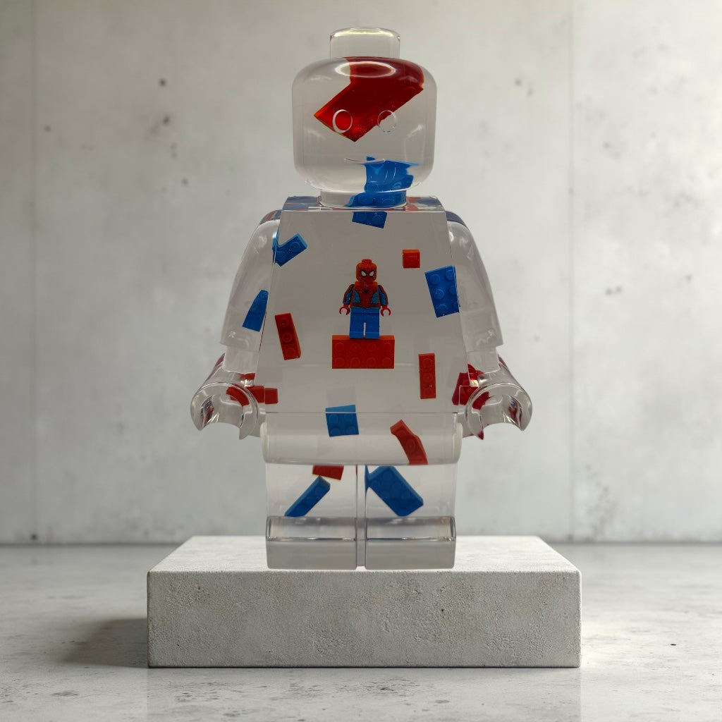 Spider-Man Craft Minifig Resin Robot Art