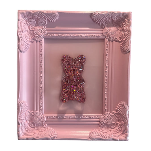 MONOCHROME MUSE — Pink Resin Gummy Bear Wall Art