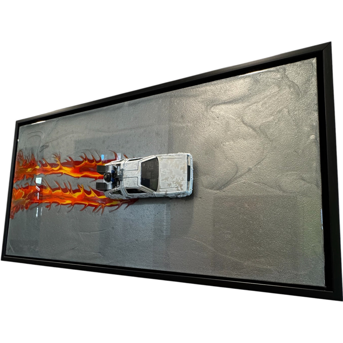 Back II The Future Framed Resin Wall Art
