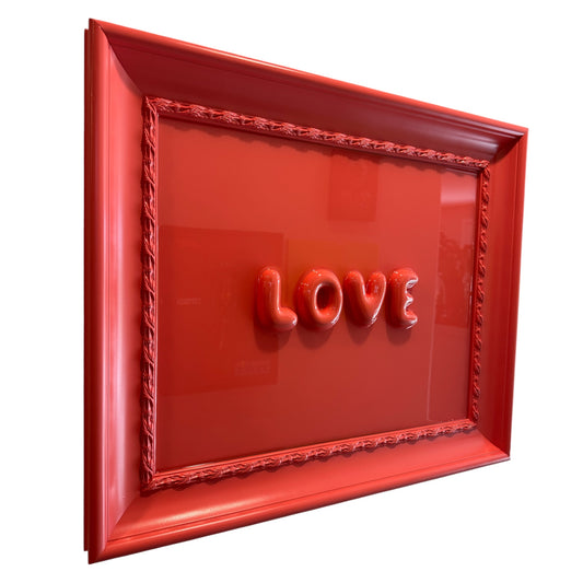 HUE: LOVE 3D Resin Wall Art