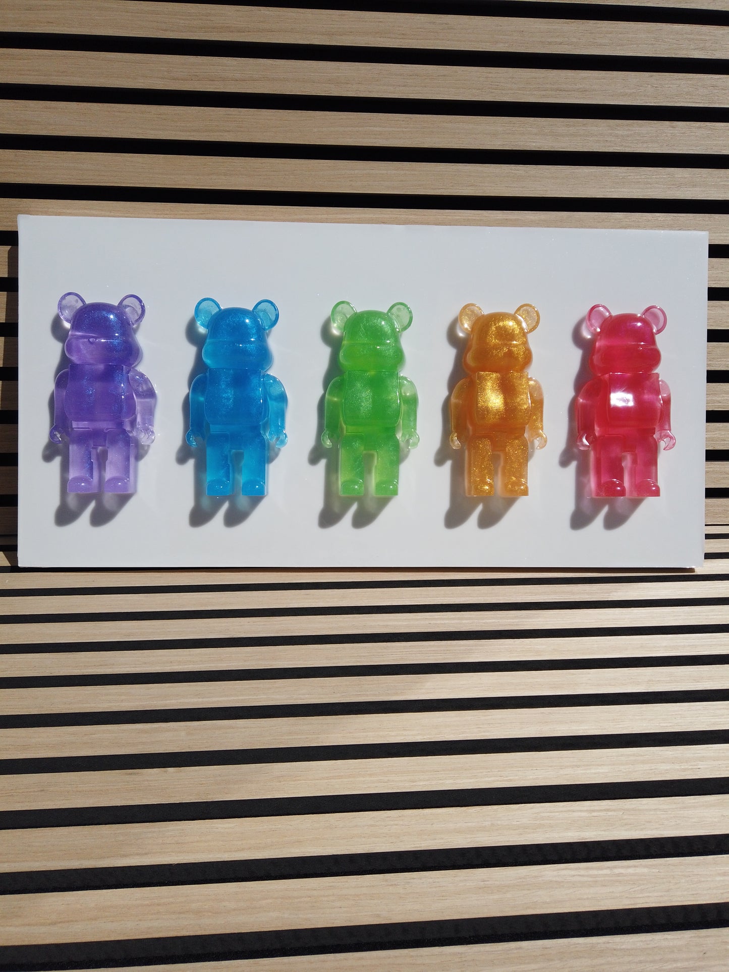 Rainbow Glitter Brick Bears