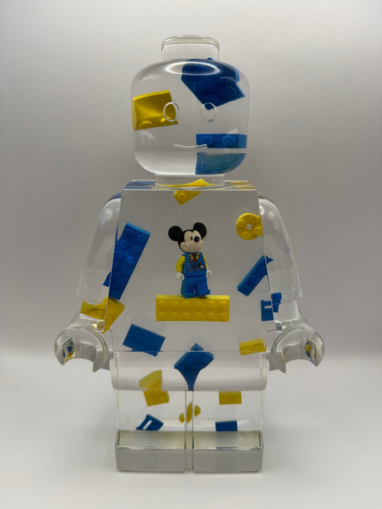 Celebration Train Mickey Mouse Craft Minifig Resin Robot Art
