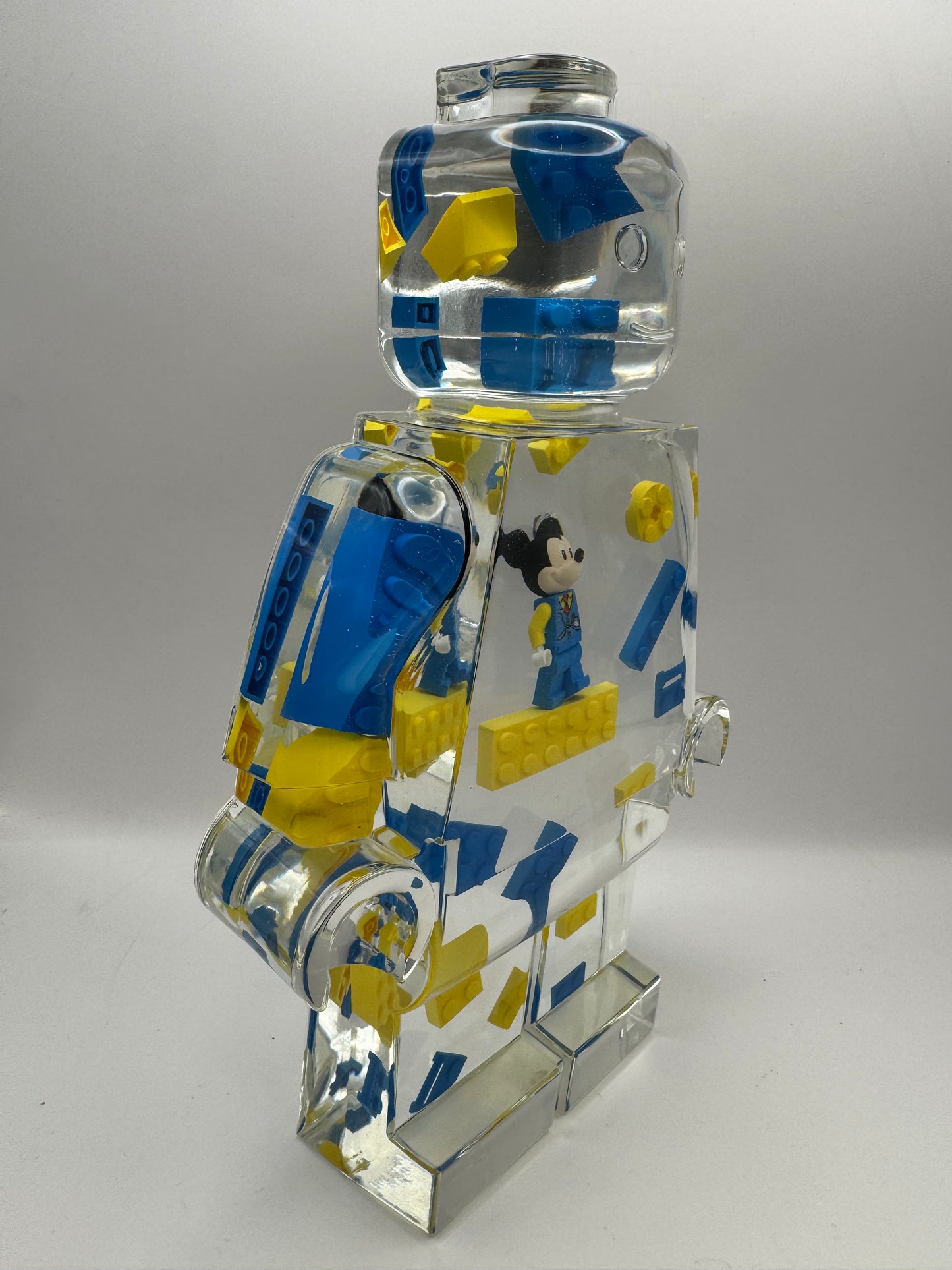Celebration Train Mickey Conductor Minifig Resin Robot Art