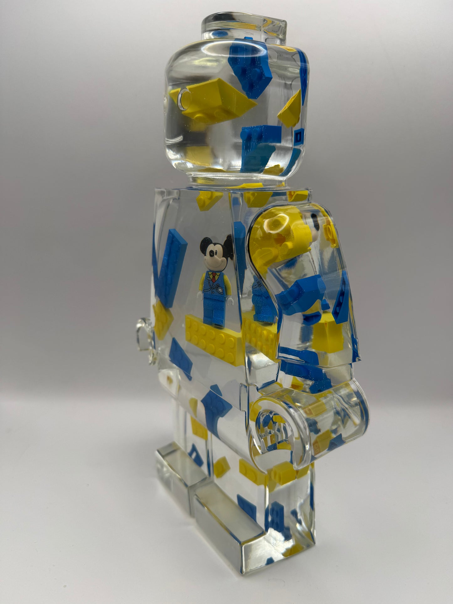 Celebration Train Mickey Mouse Craft Minifig Resin Robot Art