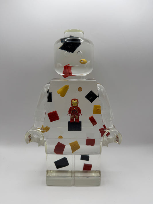 Iron Man Craft Minifig Resin Robot Art