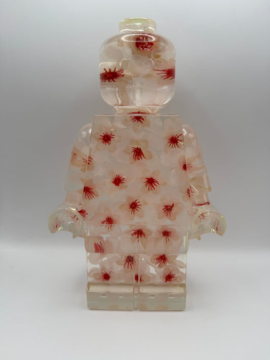 Cherry Blossom Minifig Resin Robot Art