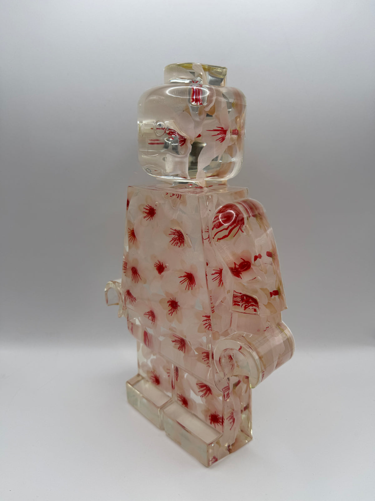 Cherry Blossom Minifig Resin Robot Art (Copy)