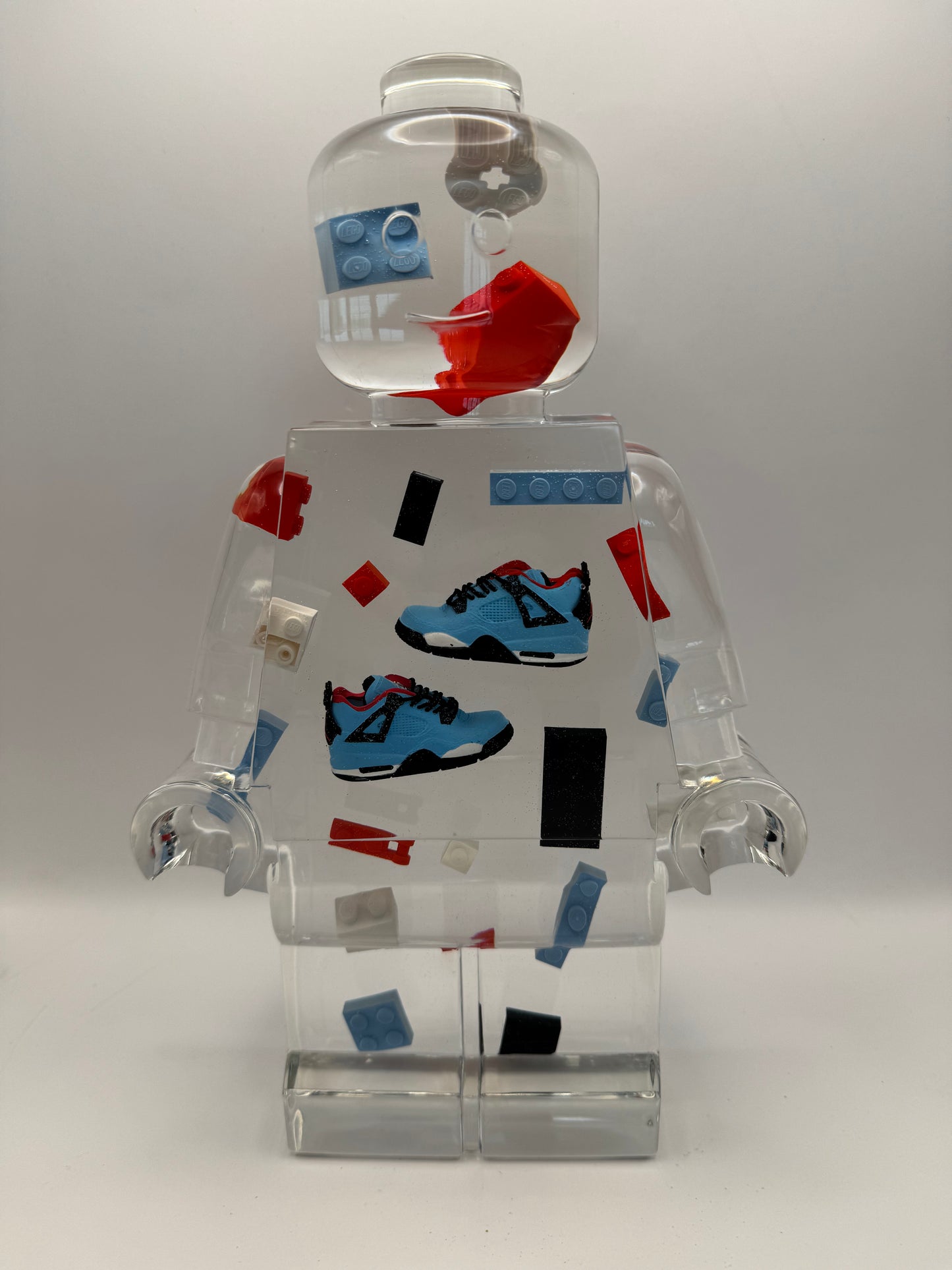 Air Jordan 4 Retro "Travis Scott - Cactus Jack Minifig Resin Robot Art