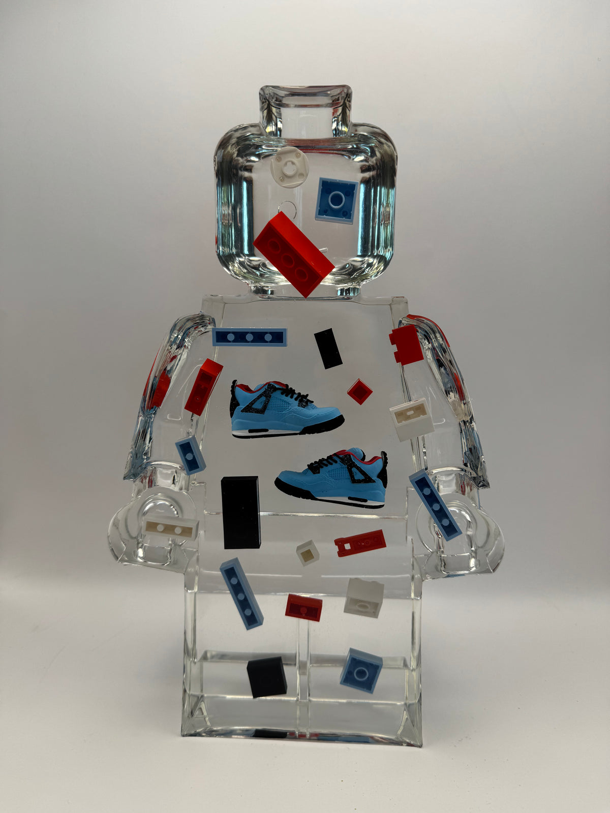 Air Jordan 4 Retro "Travis Scott - Cactus Jack Minifig Resin Robot Art
