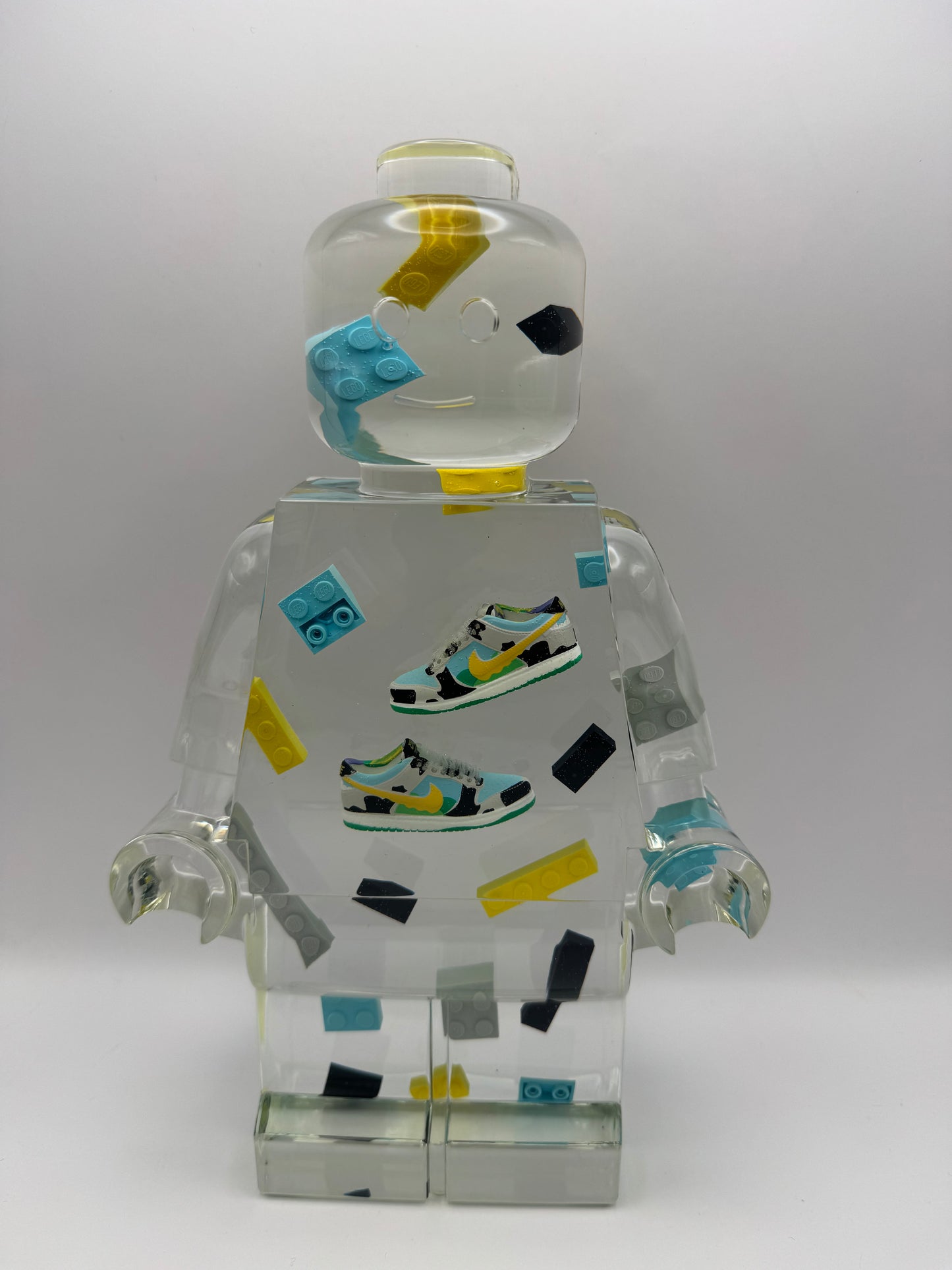 Ben & Jerrys Retro Sneaker Minifig Resin Robot Art