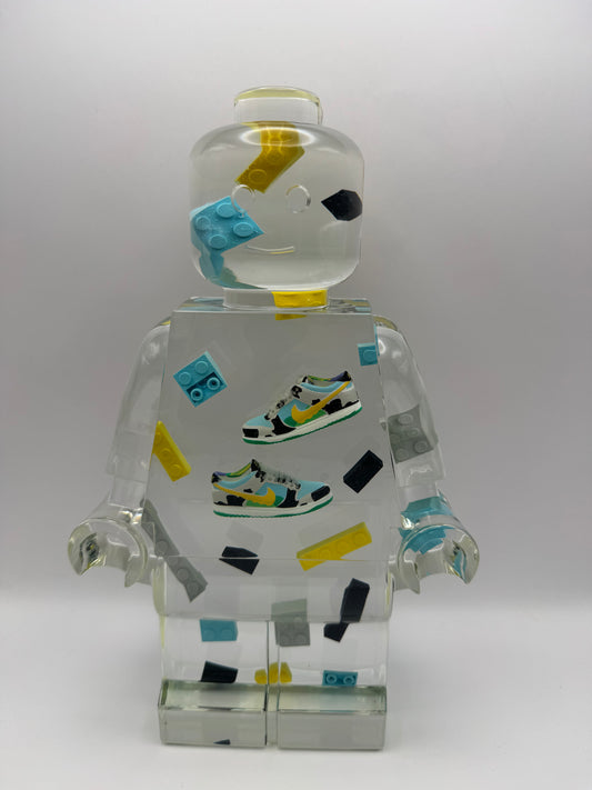 Ben & Jerrys Retro Sneaker Minifig Resin Robot Art