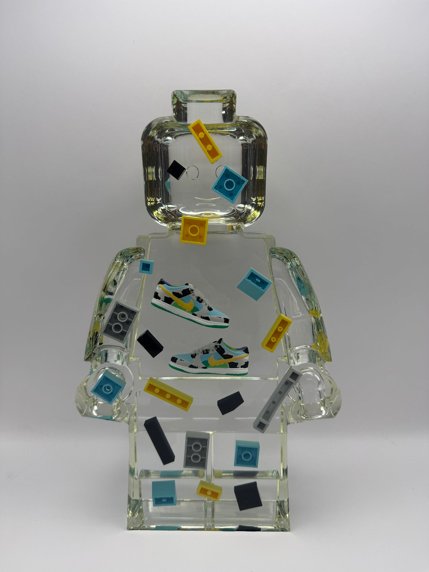 Ben & Jerrys Retro Sneaker Minifig Resin Robot Art