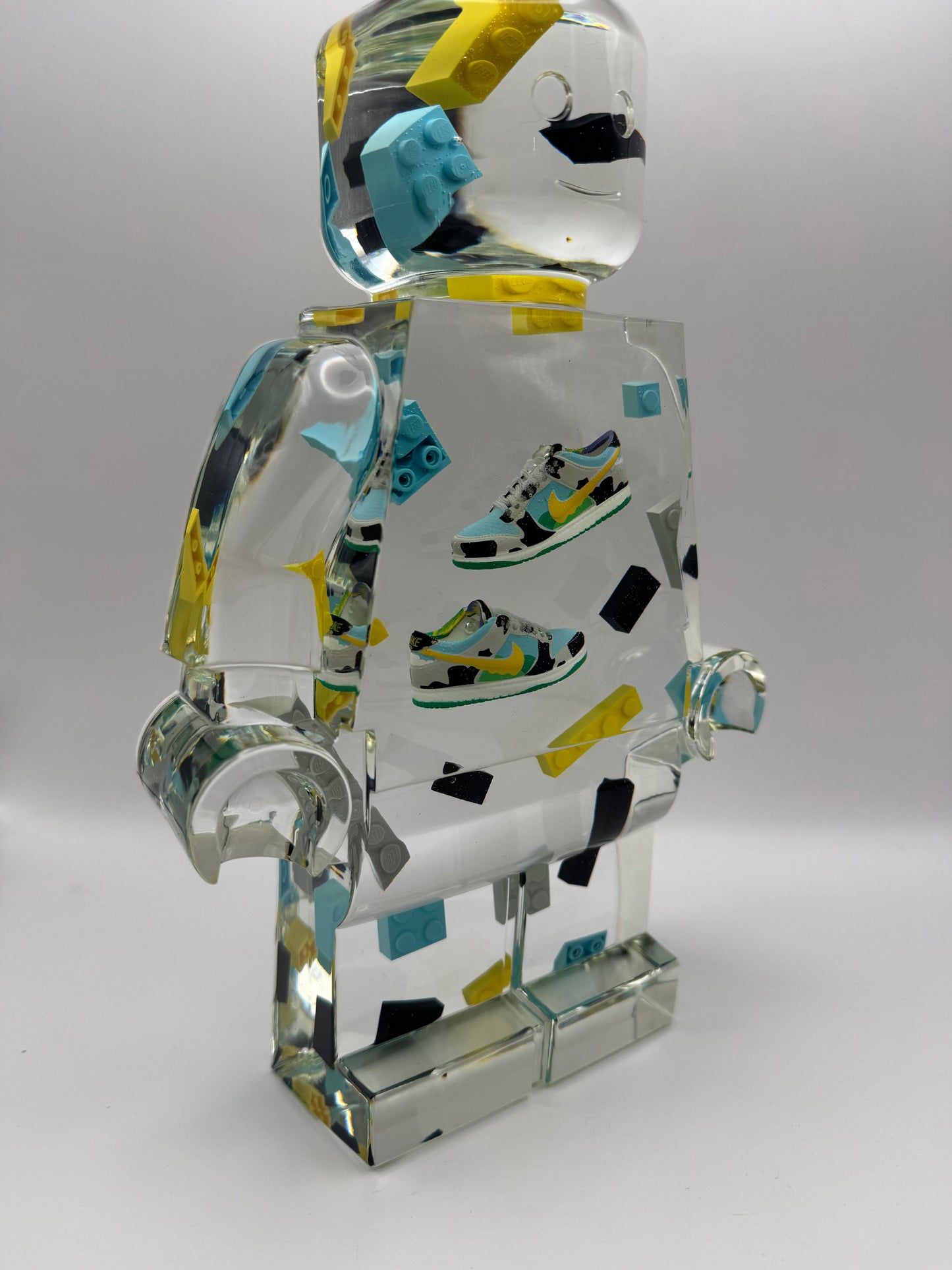 Ben & Jerrys Retro Sneaker Minifig Resin Robot Art