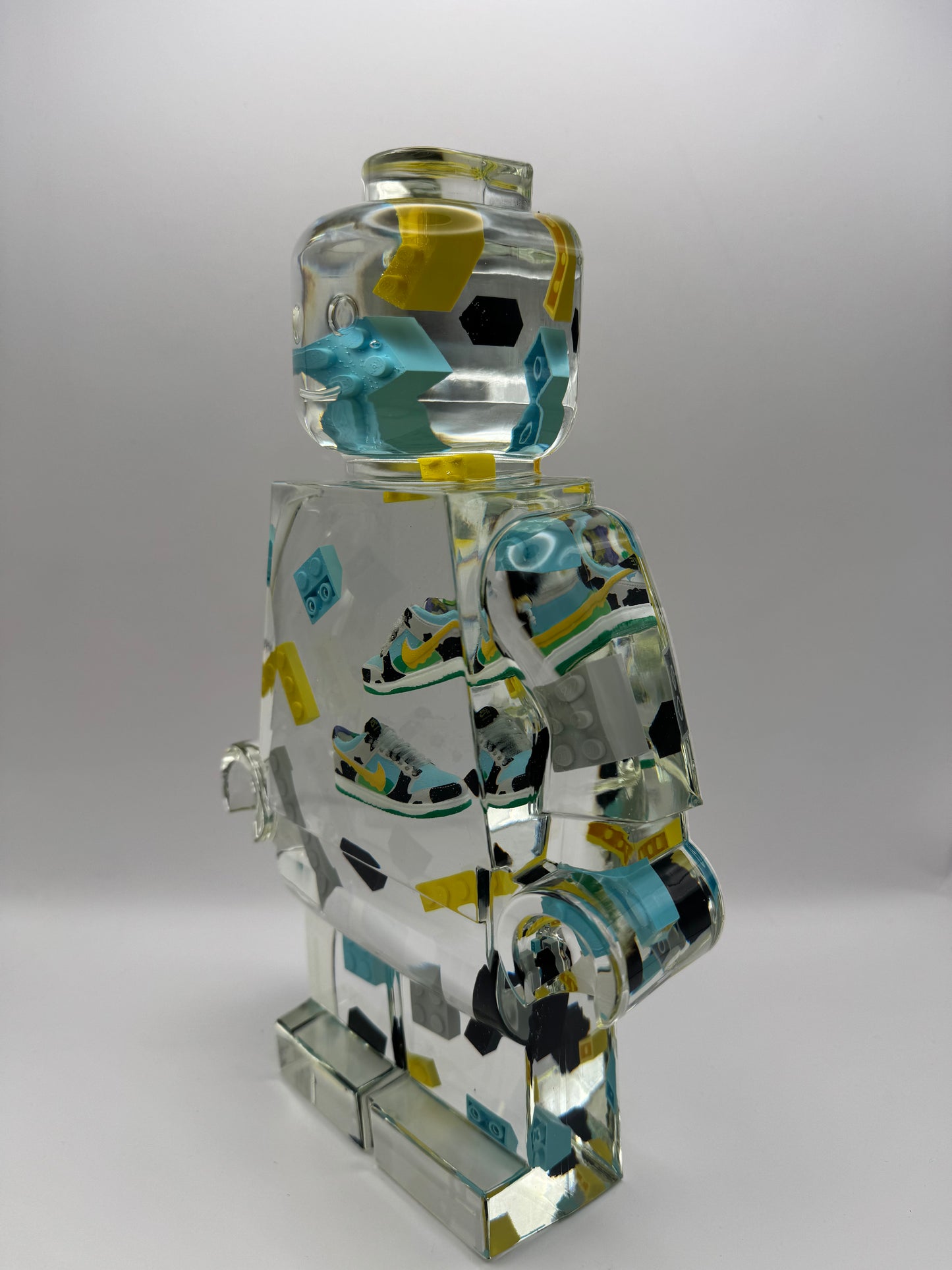 Ben & Jerrys Retro Sneaker Minifig Resin Robot Art