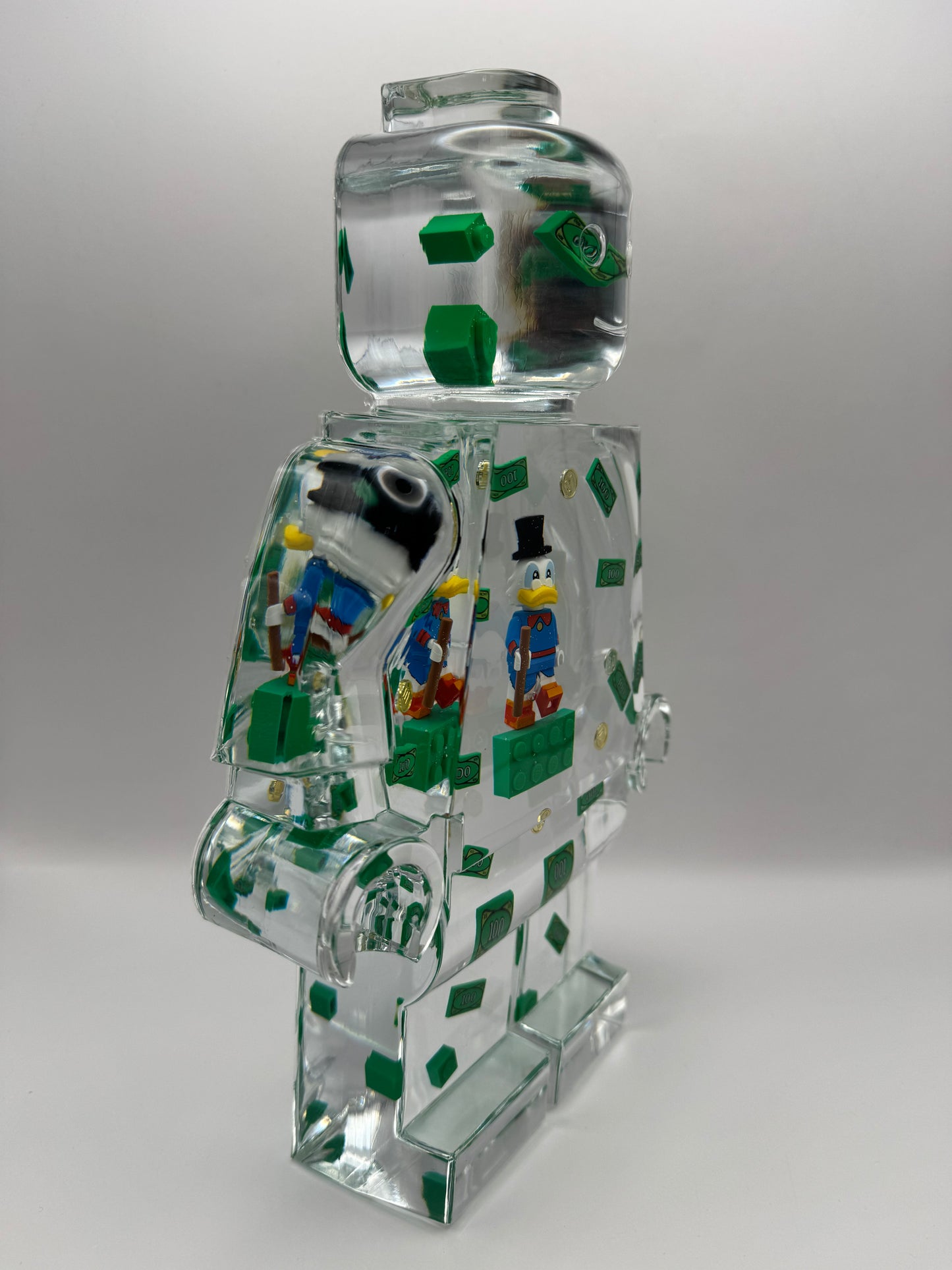 Scrooge Mcduck V2 Minifig Resin Robot Art
