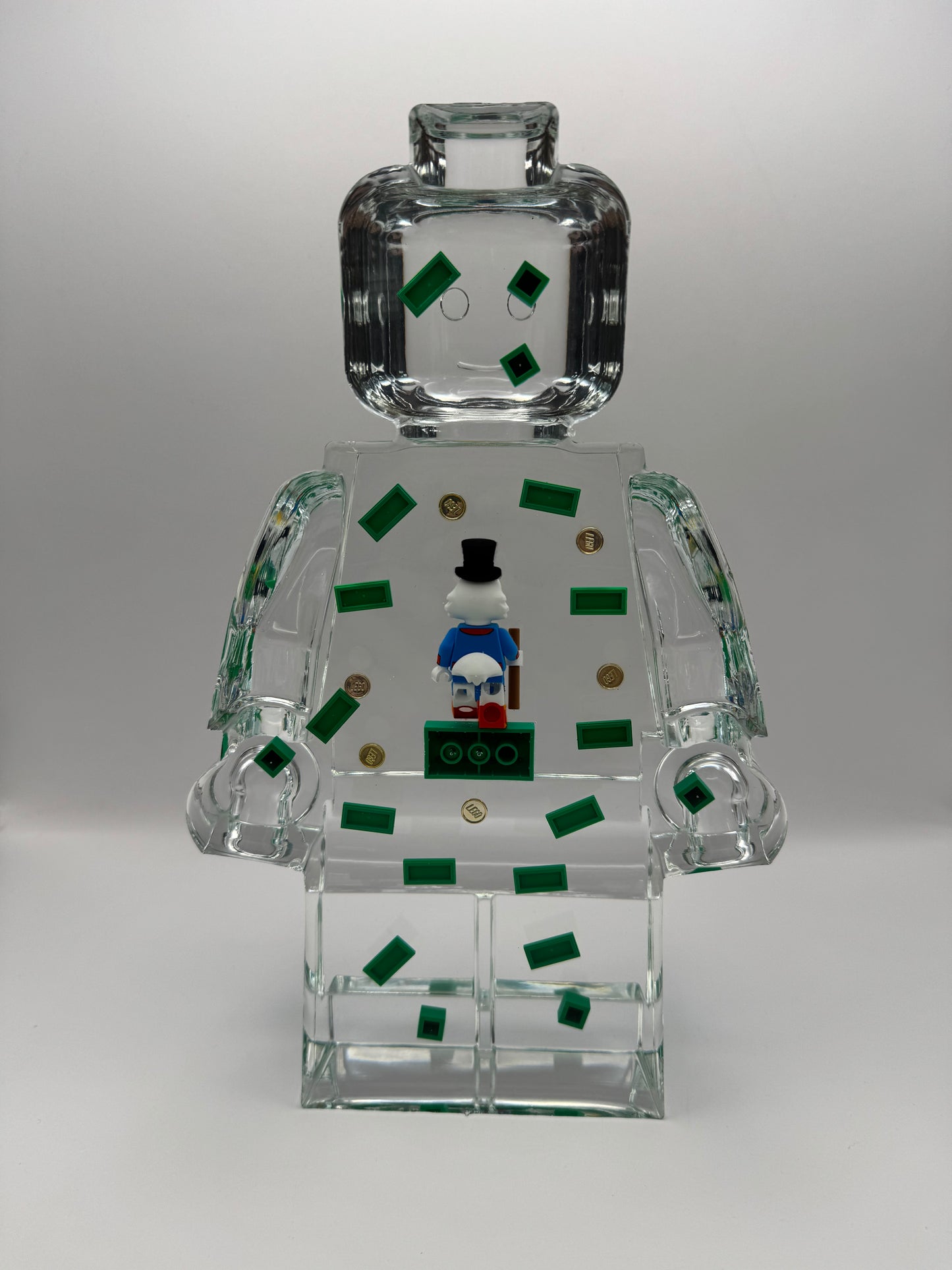 Scrooge Mcduck V2 Minifig Resin Robot Art