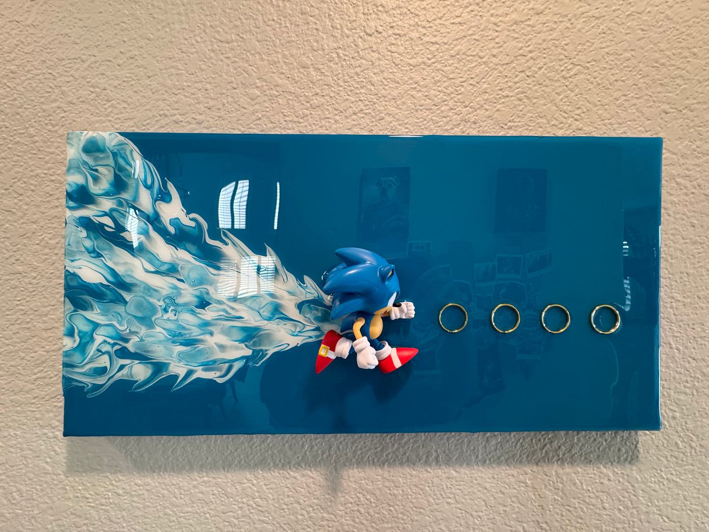 Limited Edition Sonic Wall Art! Bring the speed, style, and vibrant energy