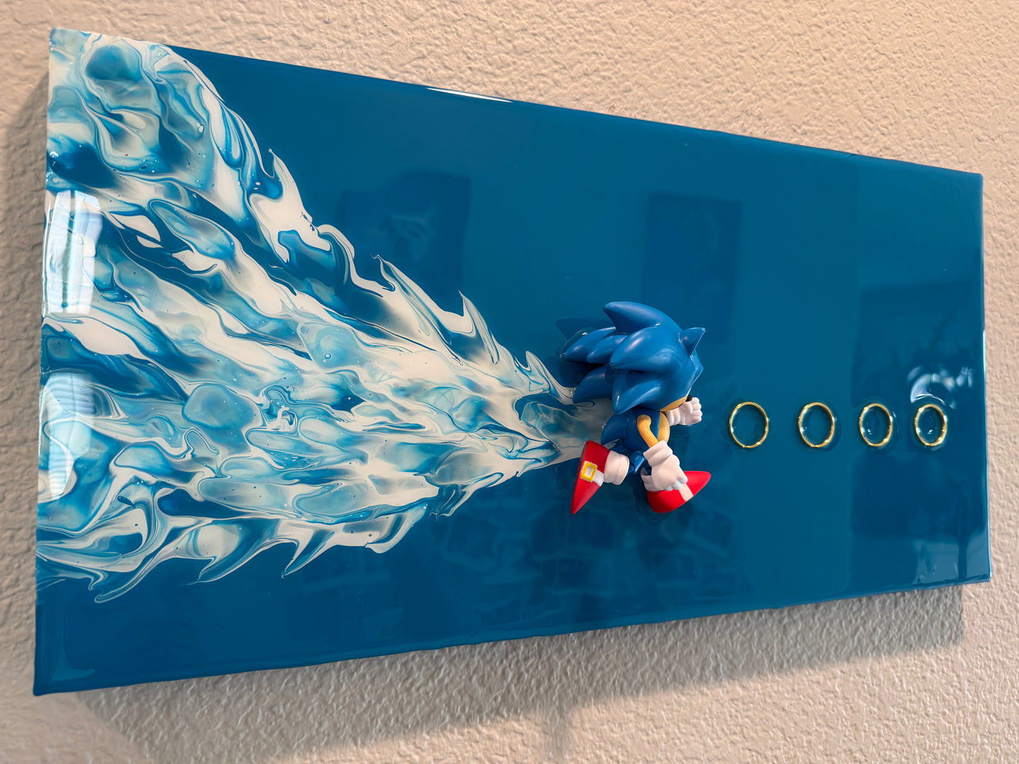 Limited Edition Sonic Wall Art! Bring the speed, style, and vibrant energy