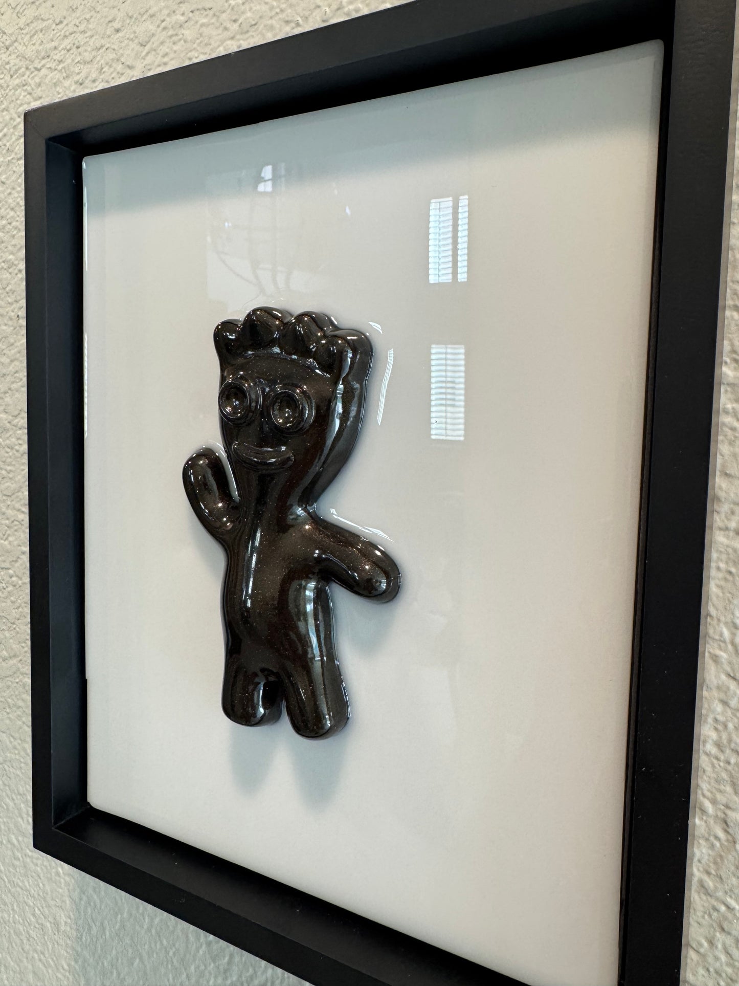 Suite & Tie Sour Patch Kid Resin Artwork – Framed Pop Art (8” x 10”) | Ready to Hang