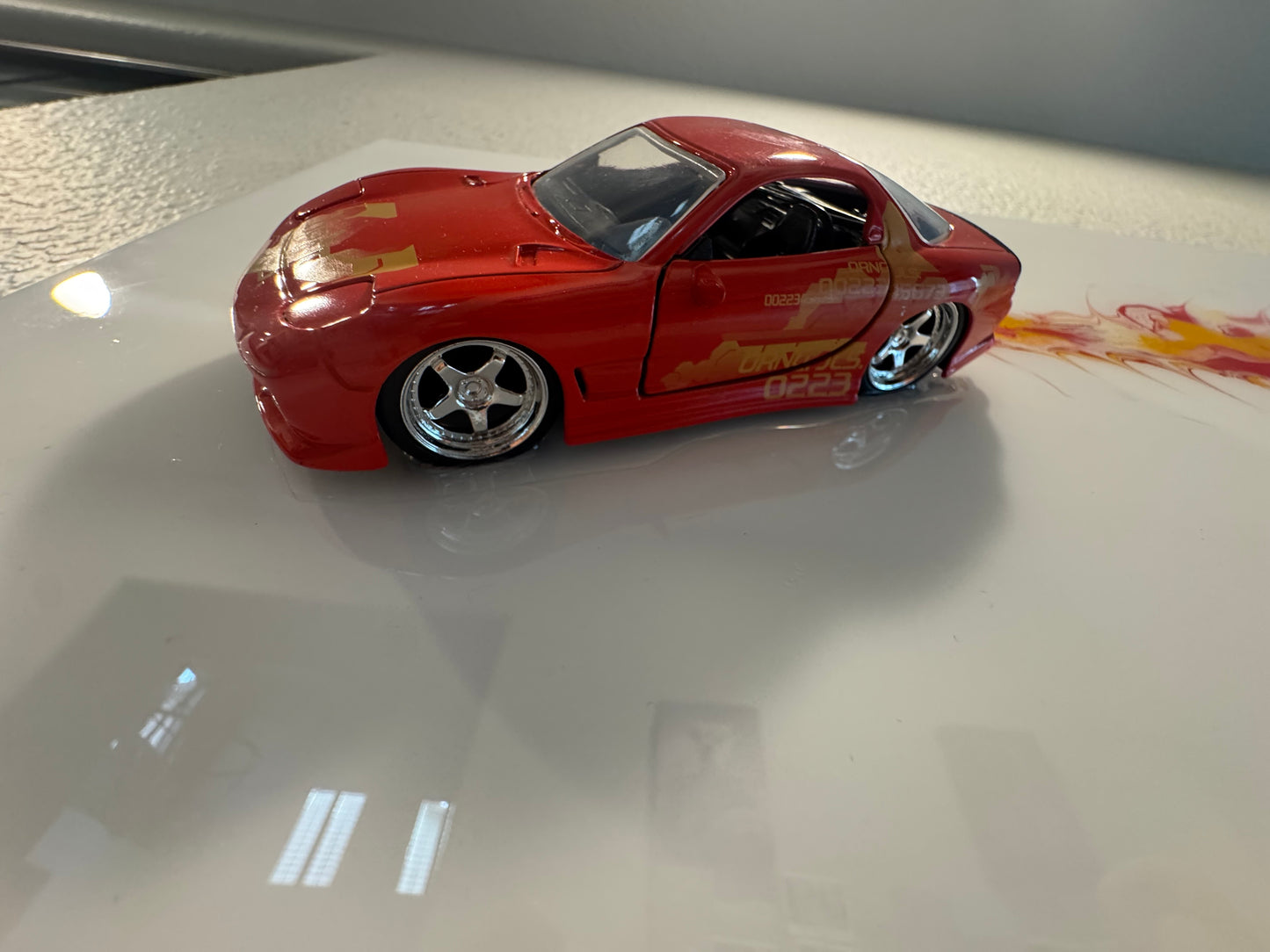 RX7 Die-cast Race Drifter Set on Resin!**