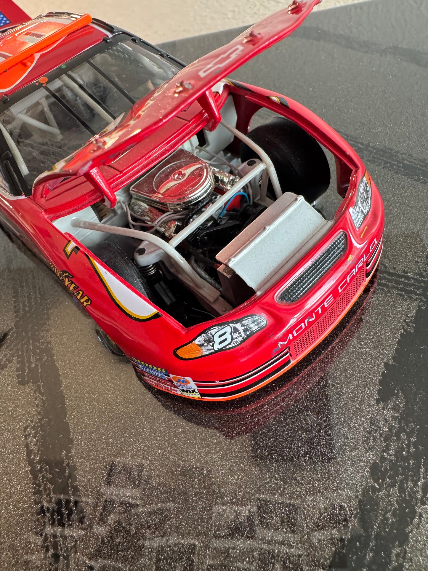 12” x 12” Dale Jr. NASCAR Diecast Resin Wall Art – Ready to Hang