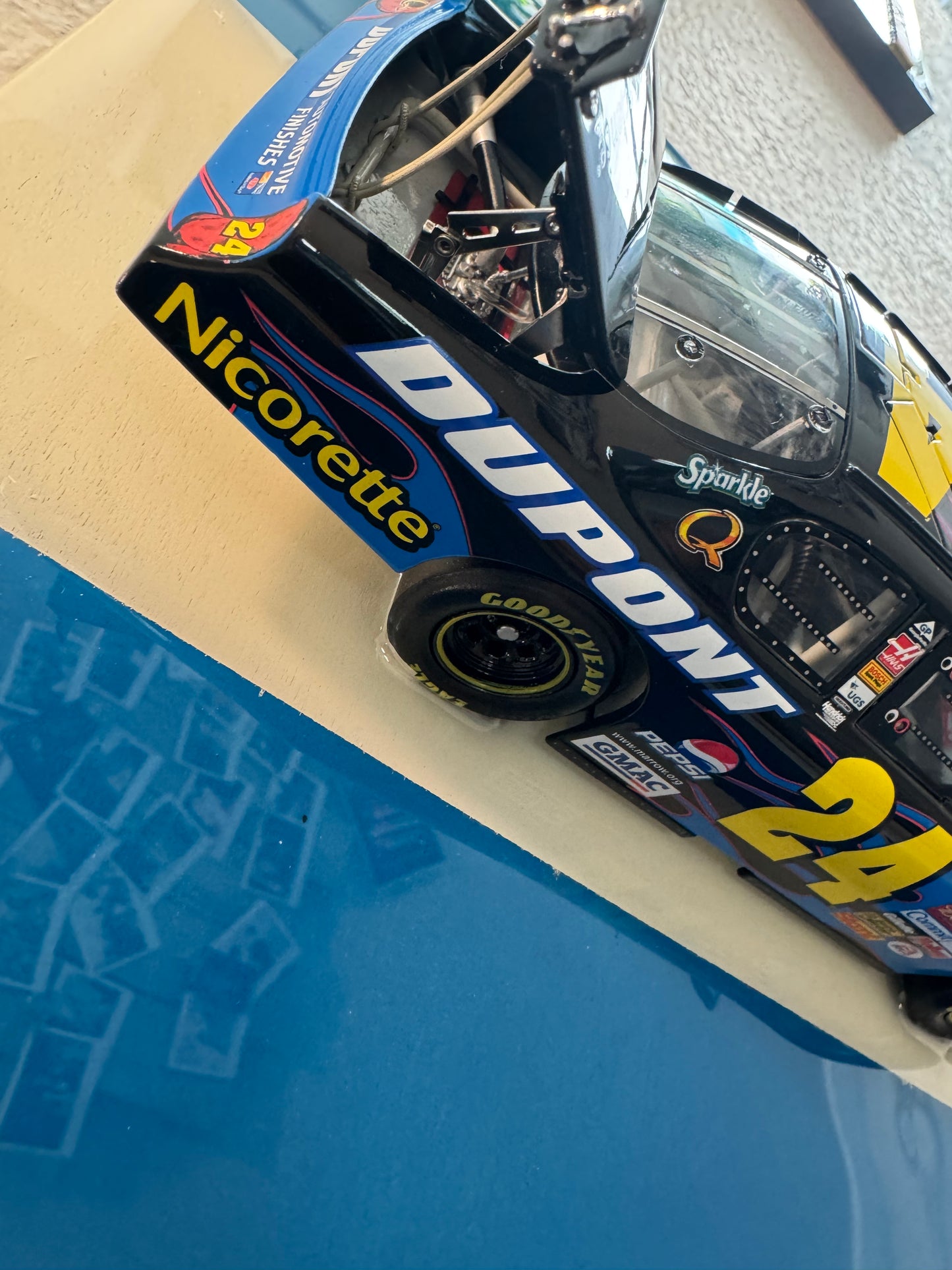 12” x 12” Jeff Gordon Pepsi NASCAR Diecast Resin Wall Art