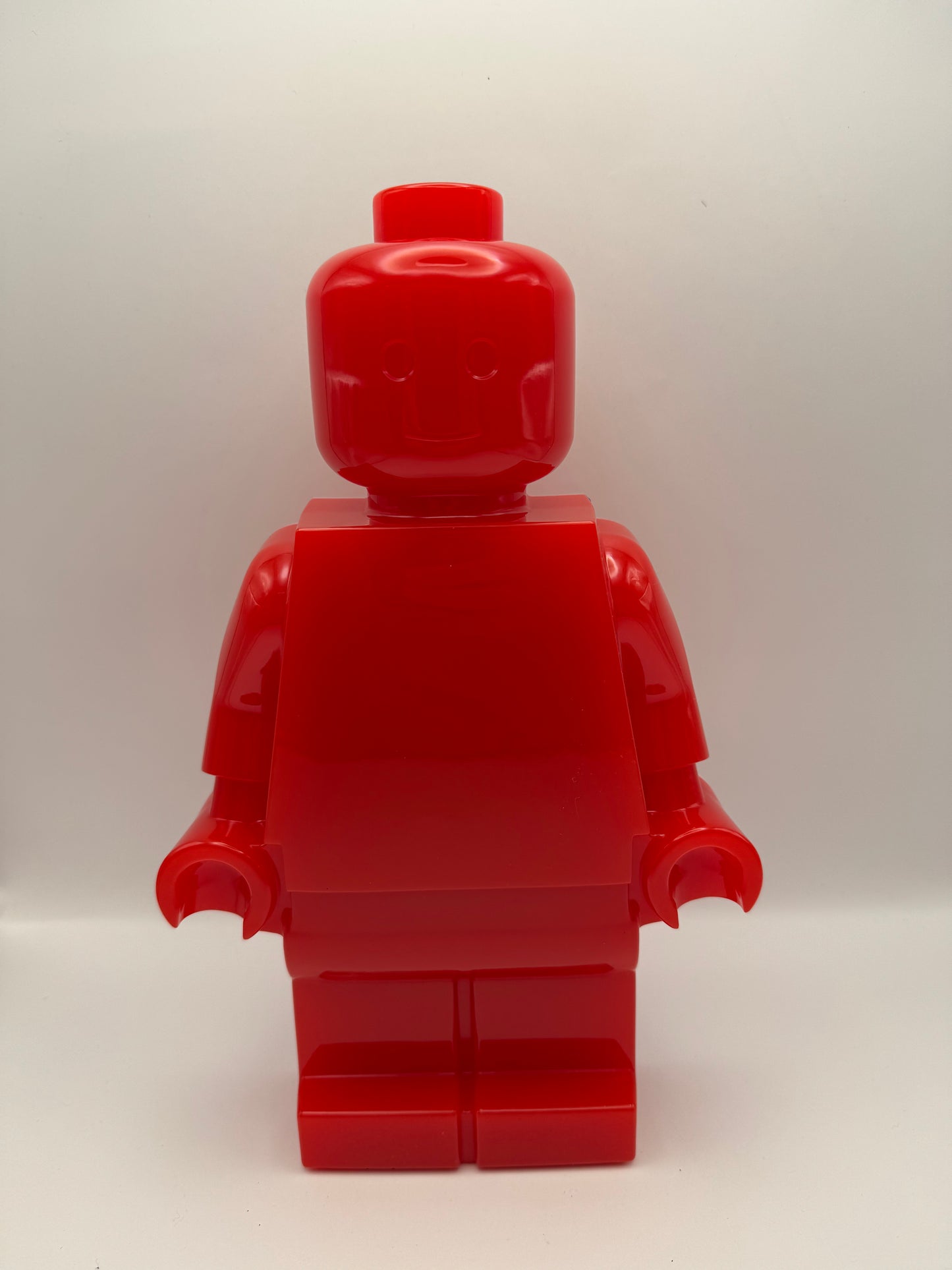 Solid Red Minifig Robot