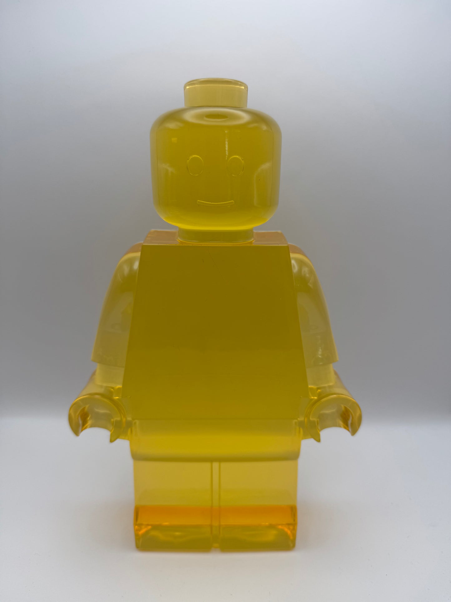 Orange Minifig Resin Robot Art