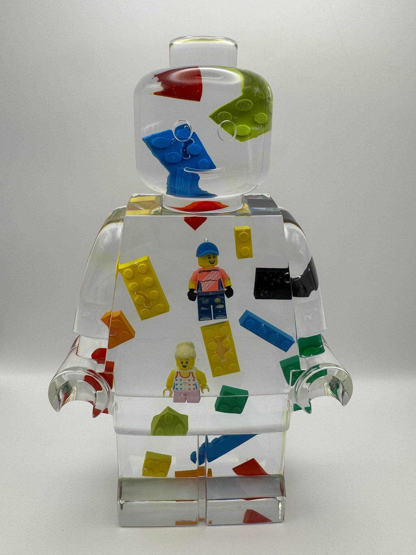 Brick Kids Minifig Resin Robot Art