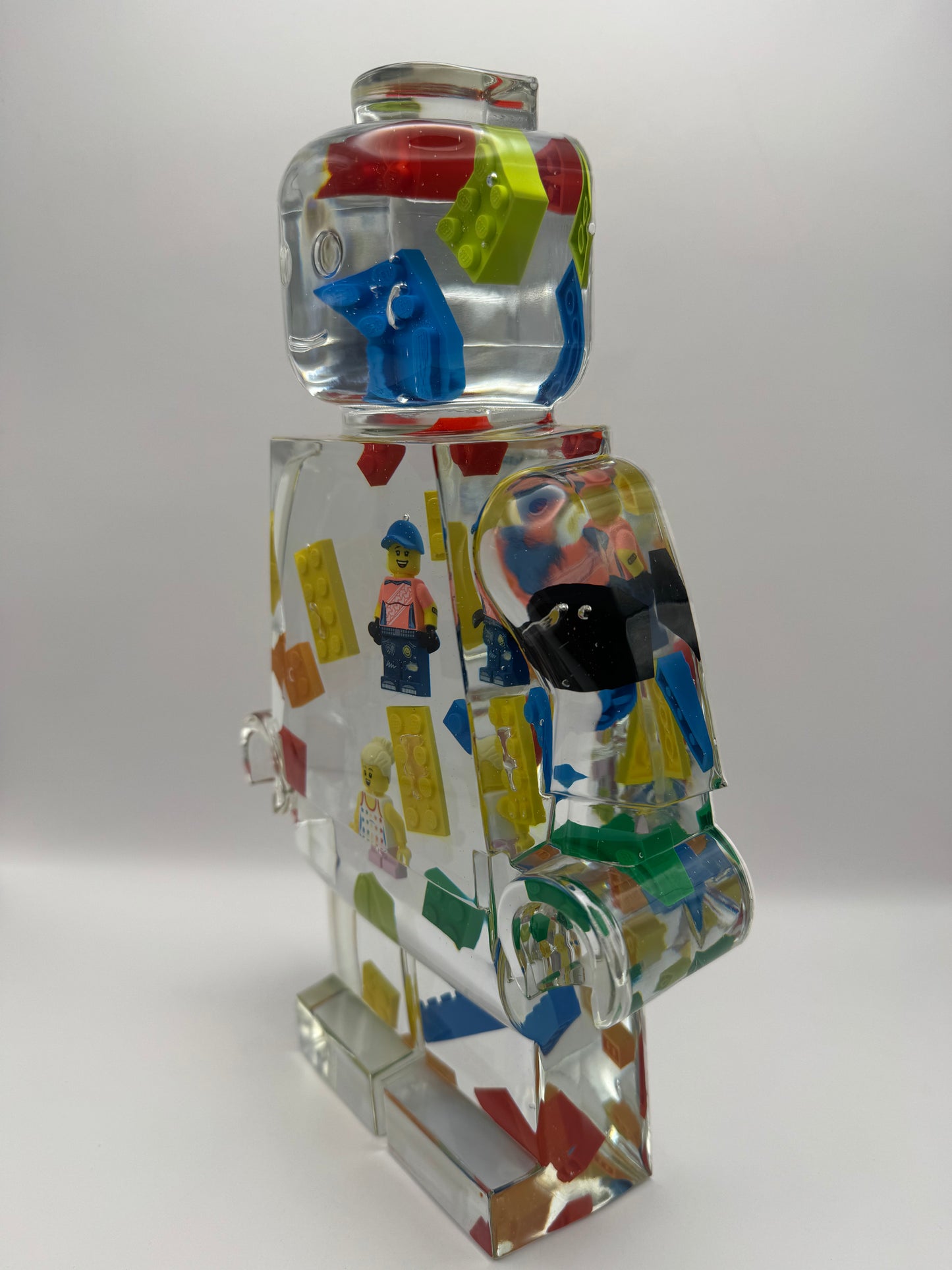 Brick Kids Minifig Resin Robot Art