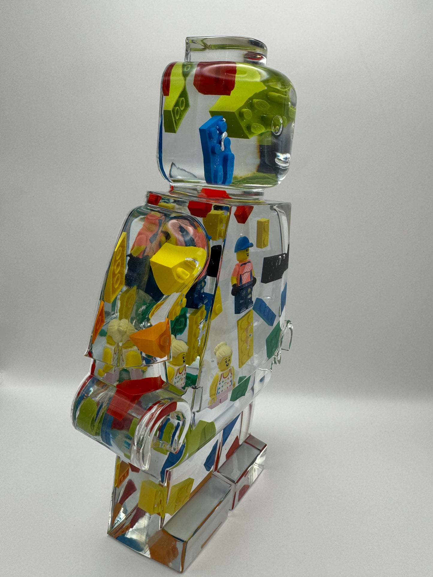 Brick Kids Minifig Resin Robot Art