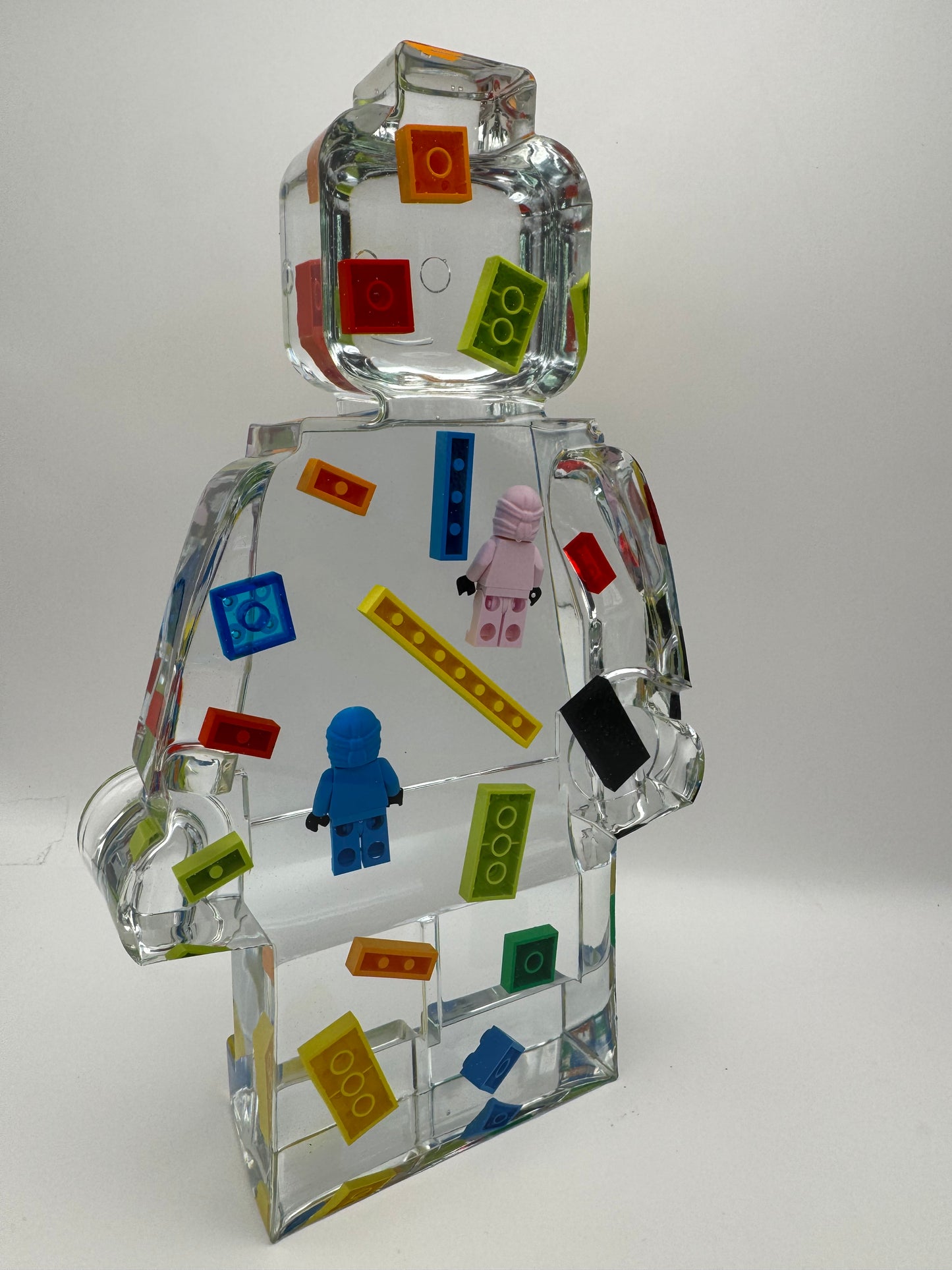 Ninja Brick Minifig Resin Robot Art