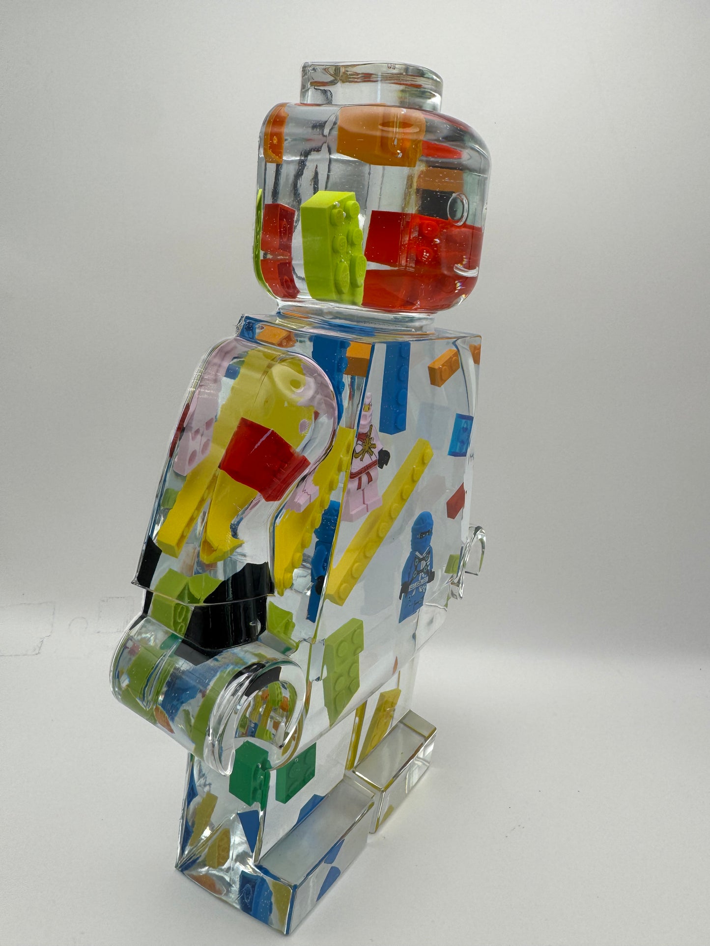 Ninja Brick Minifig Resin Robot Art