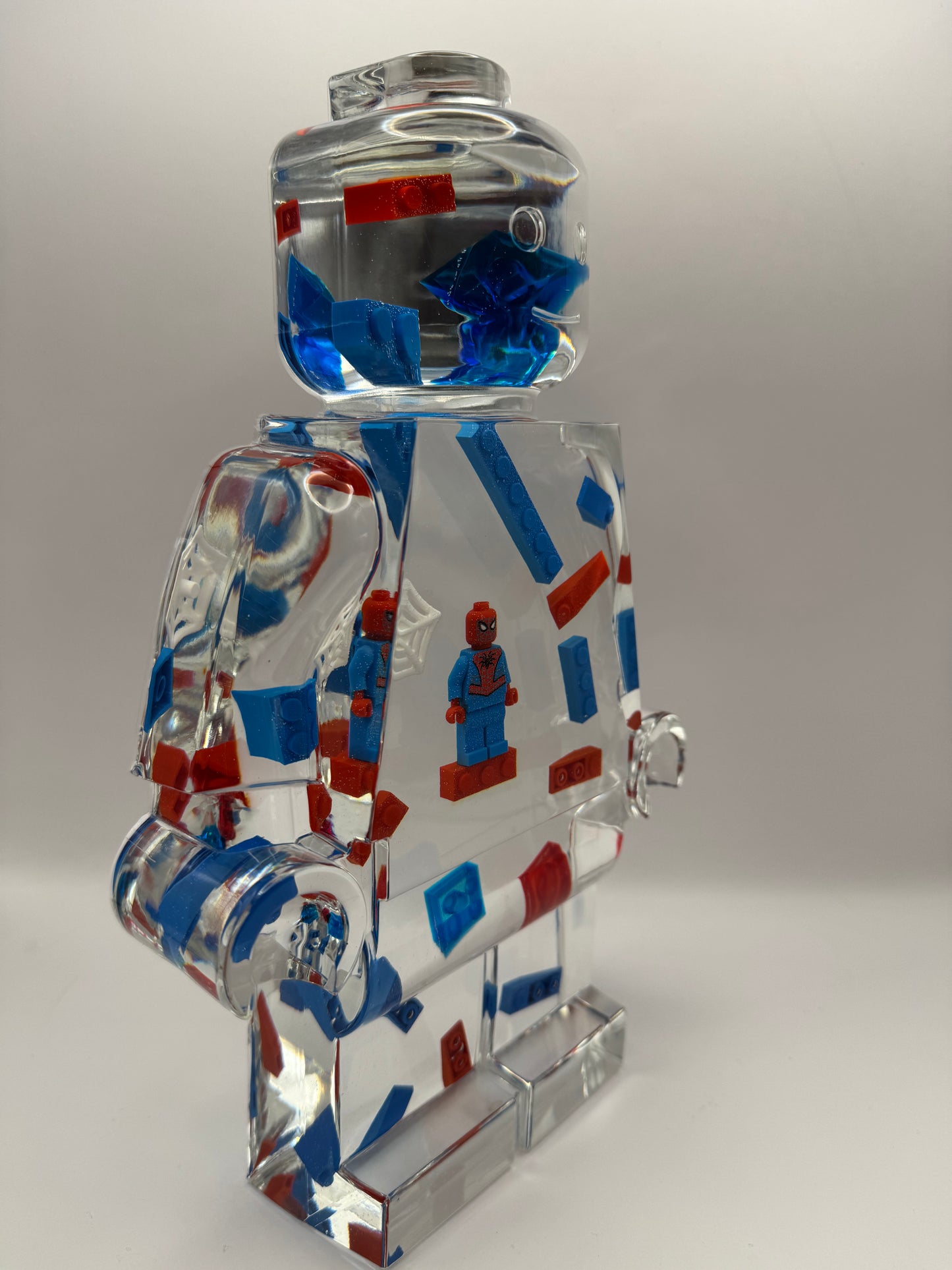 Spider-Man Craft Minifig Resin Robot Art