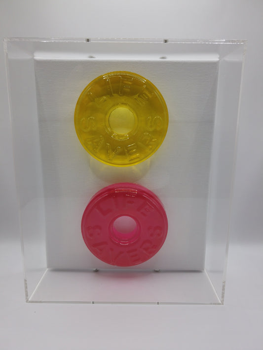 Lemonade, Pink Punch Life Savers Shadow Box