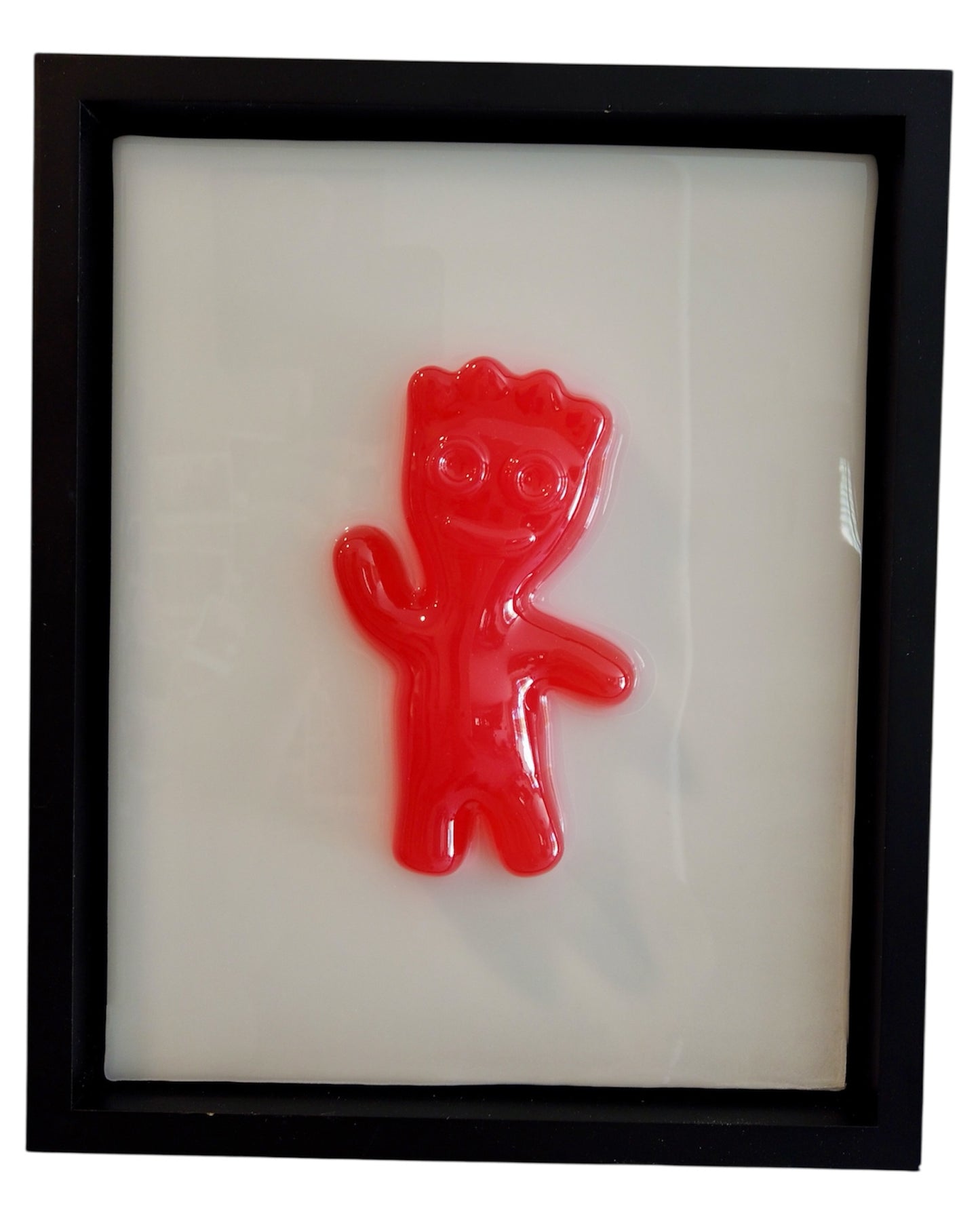 Red Patch Kid Framed