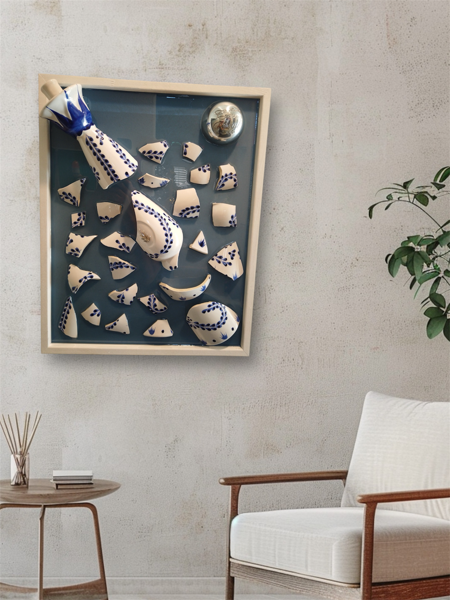 Clase Azul Tequila Resin Artwork