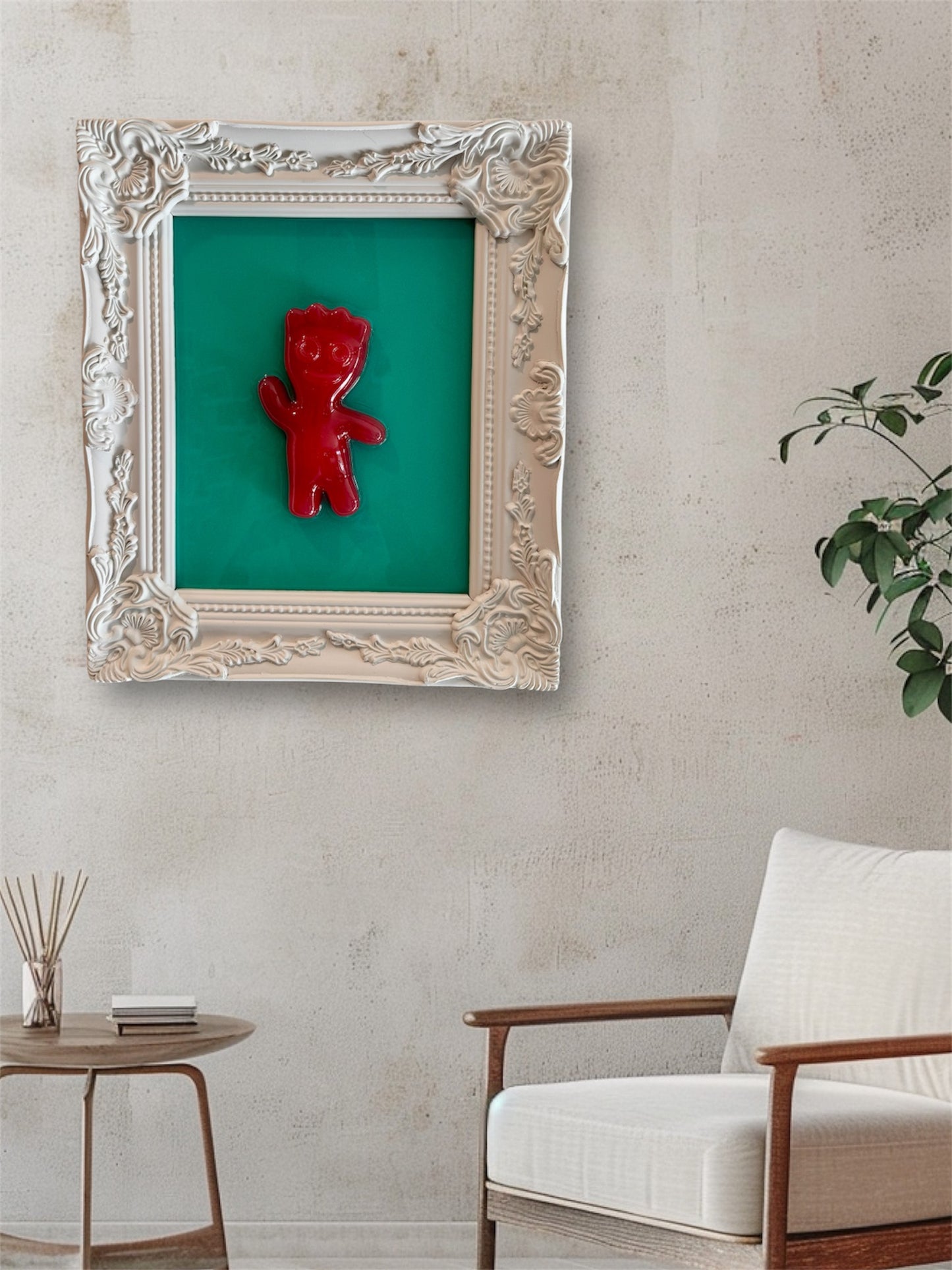 Pop Art Sour Patch Kid Resin Wall Art | 12x14 | Framed