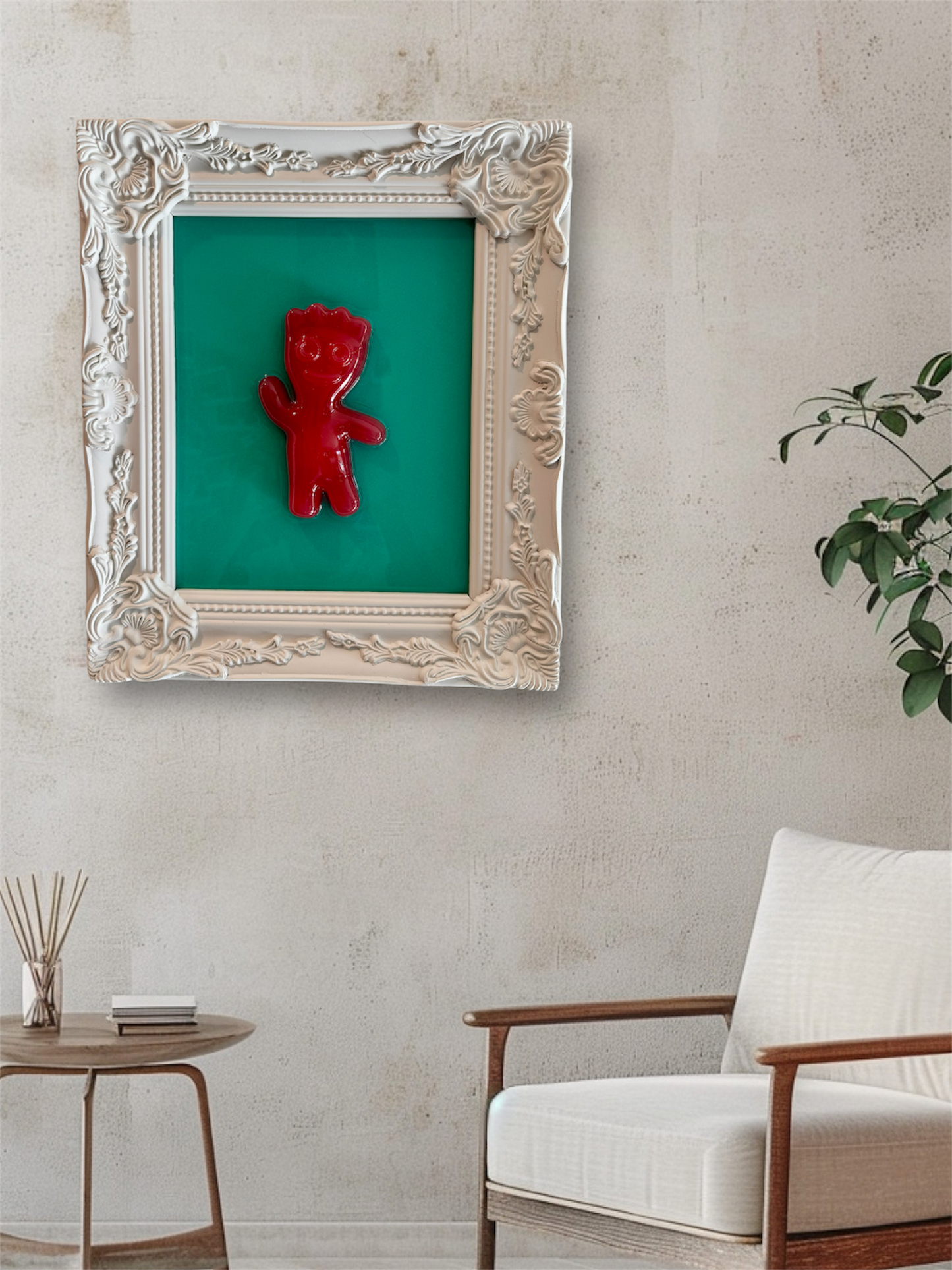 Pop Art Sour Patch Kid Resin Wall Art | 12x14 | Framed
