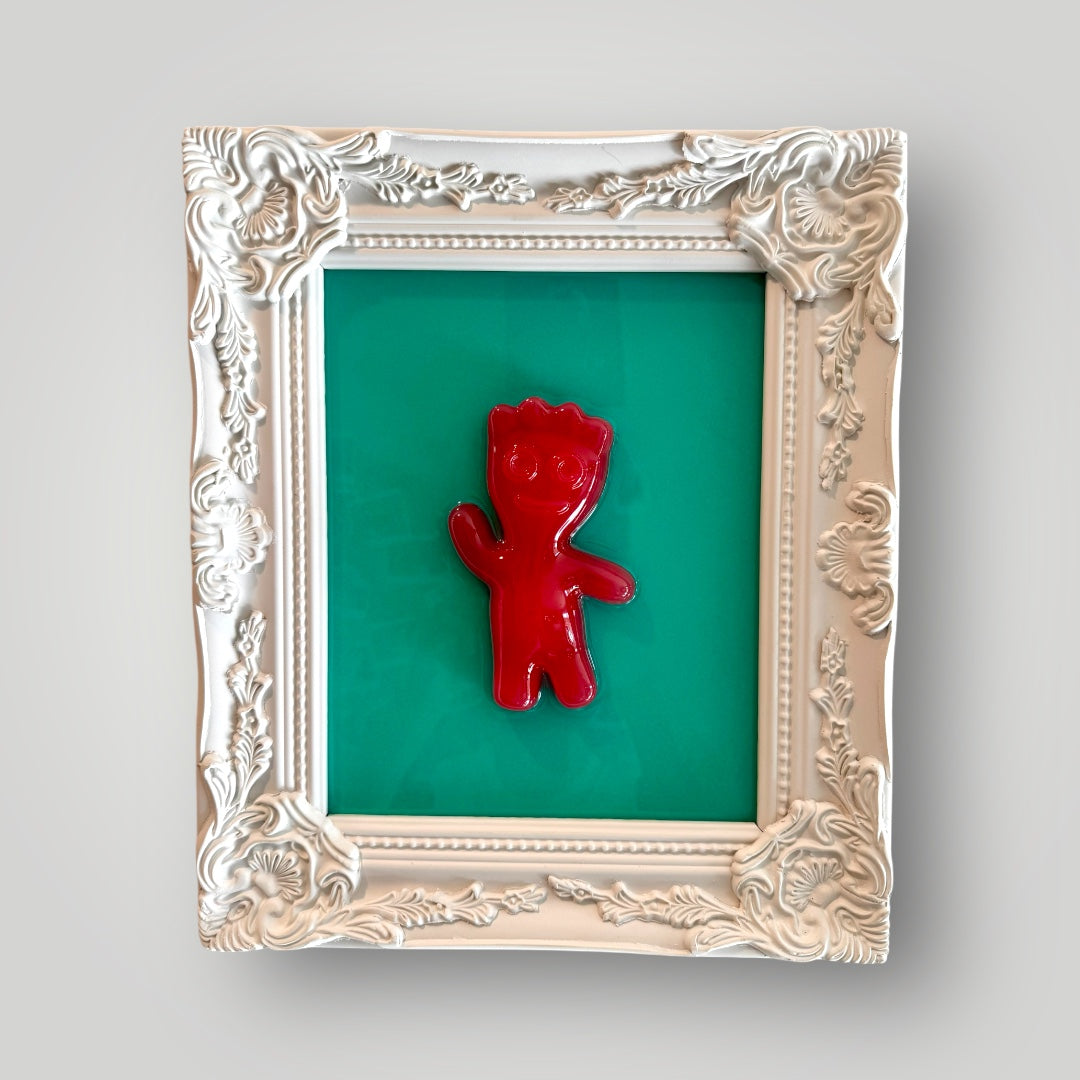 Pop Art Sour Patch Kid Resin Wall Art | 12x14 | Framed